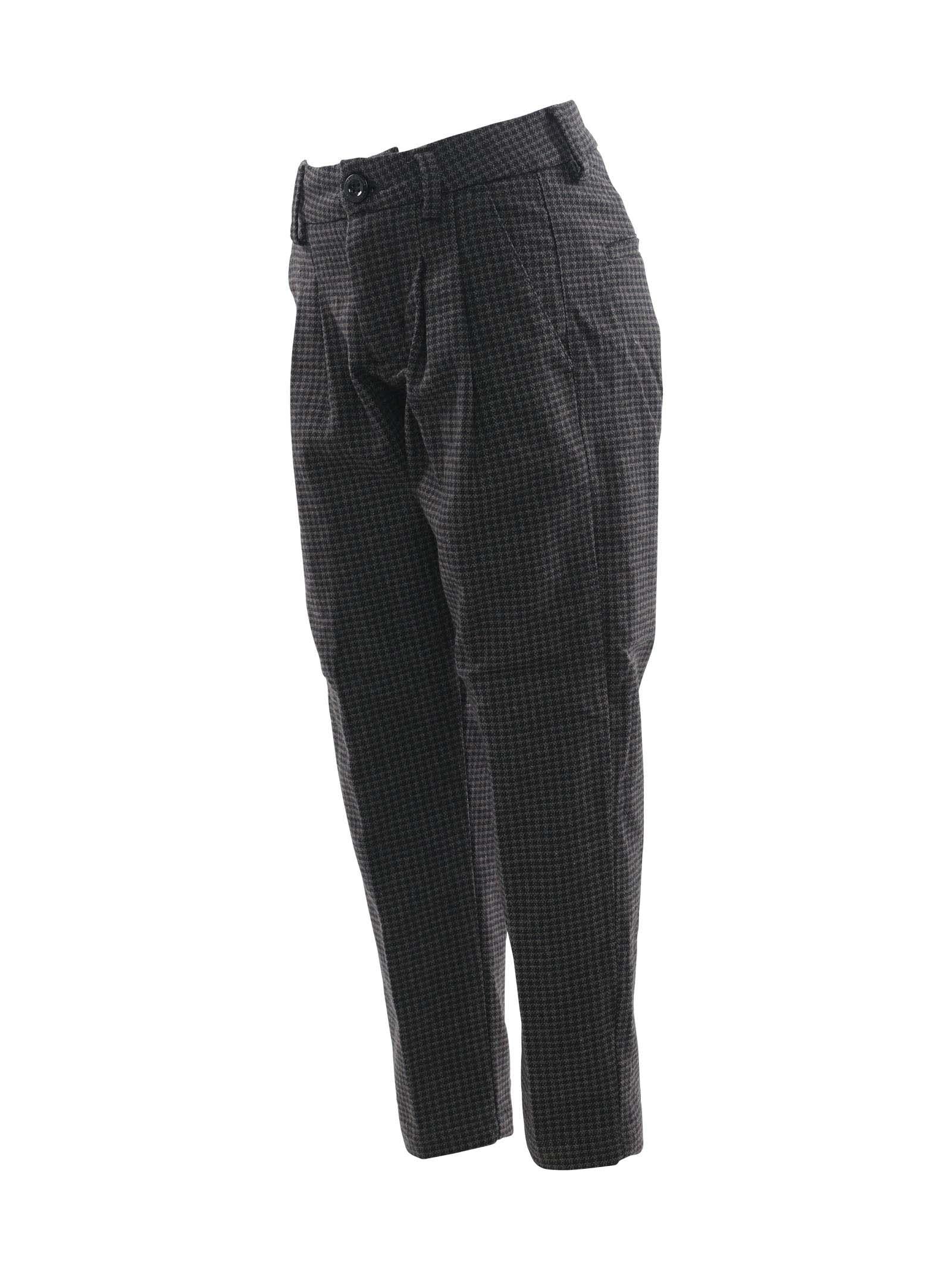 Pantalone pied de poule nero - Image 2