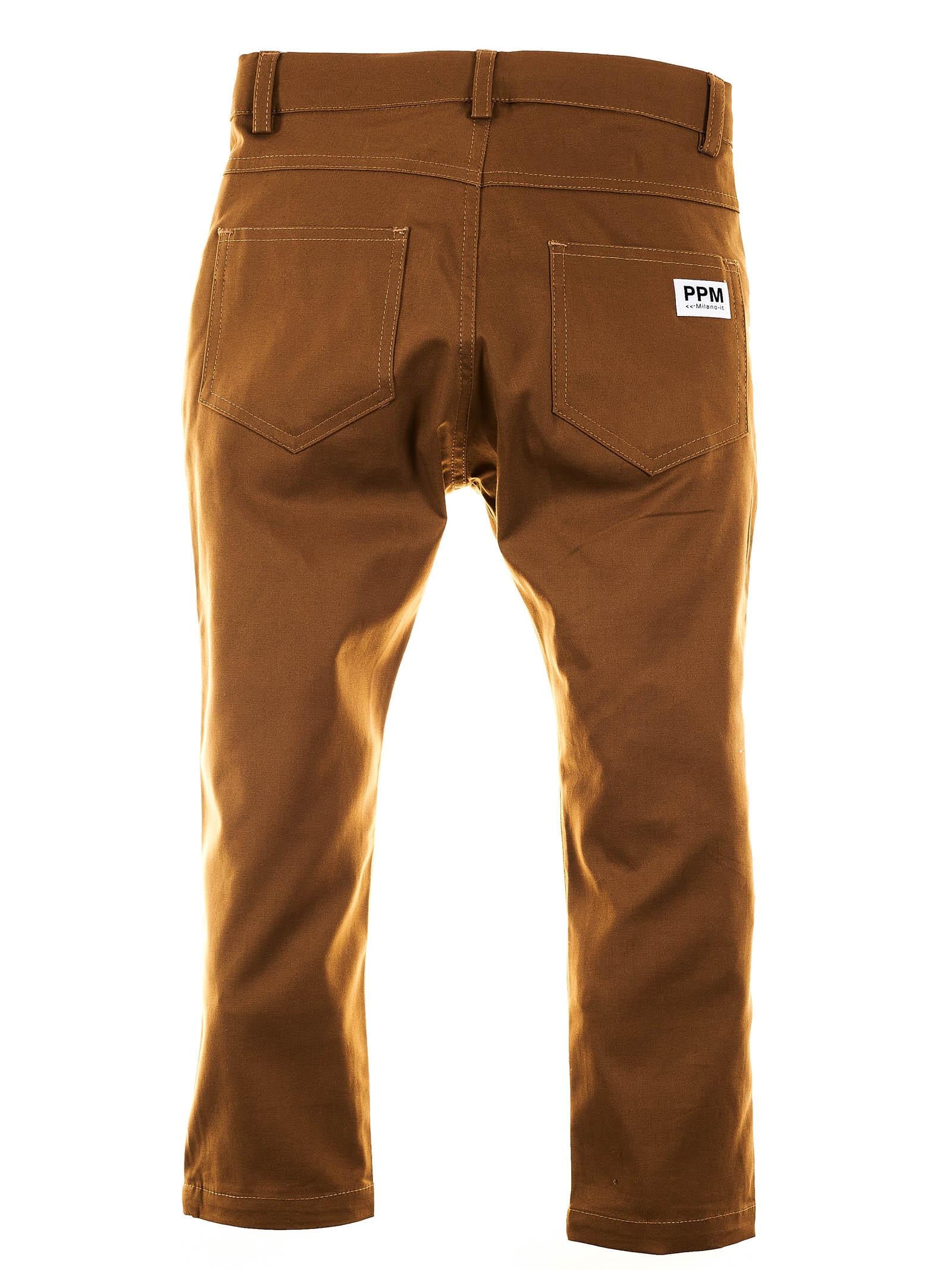 Pantalone slim cammello - Image 2