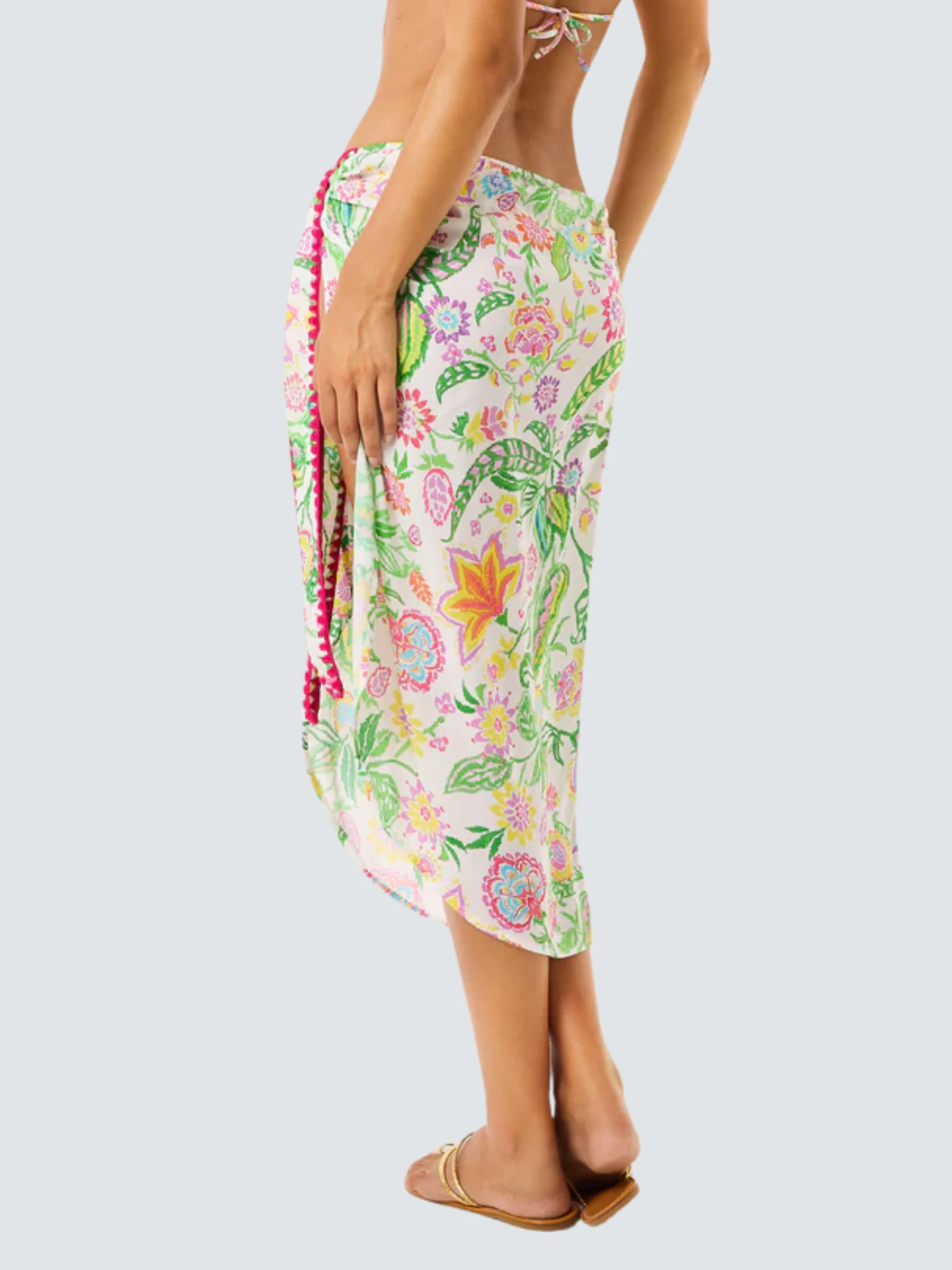 Pareo 4Giveness multicolor floreale - Image 2