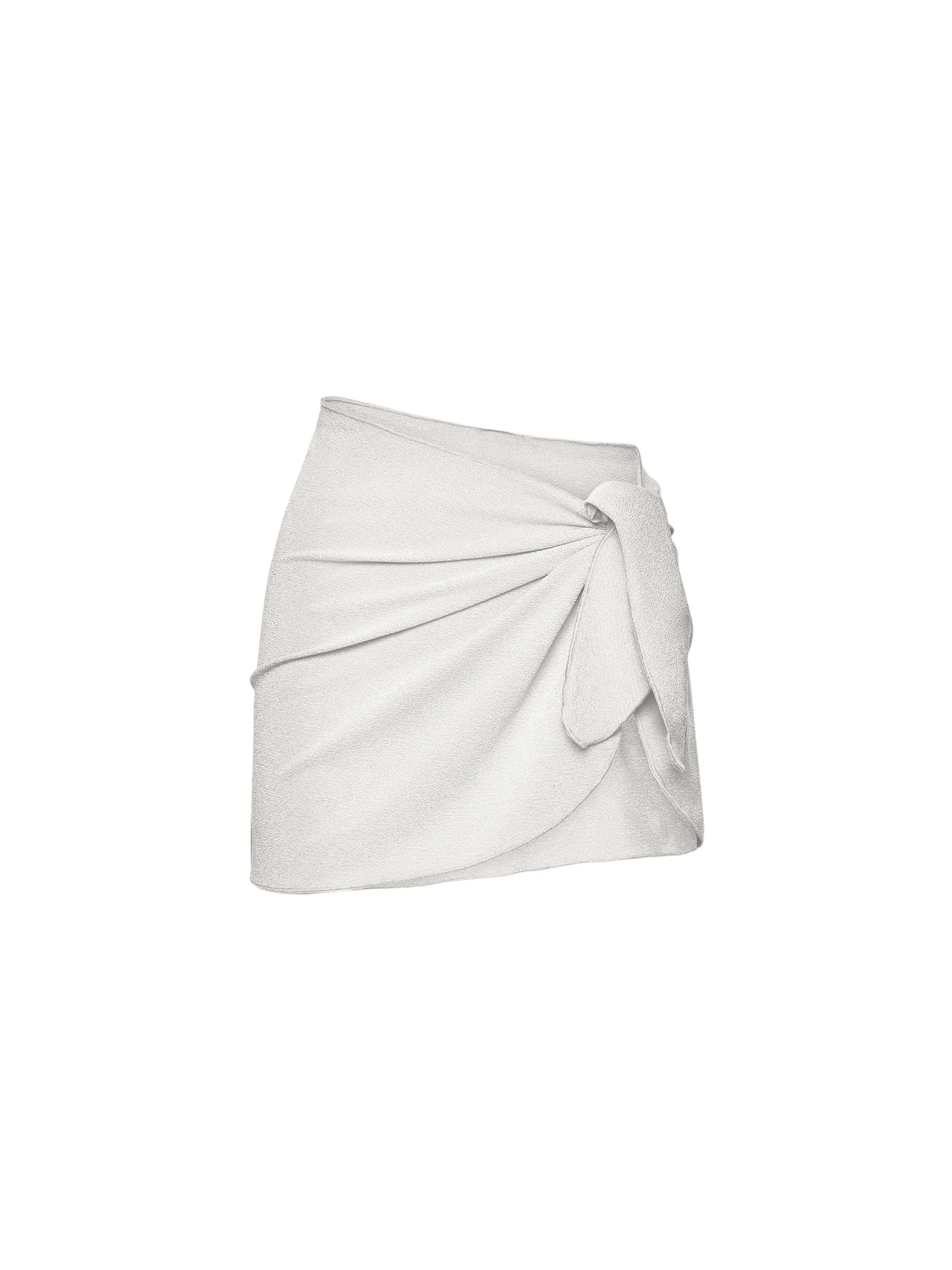 Pareo corto Fk bianco - Image 3