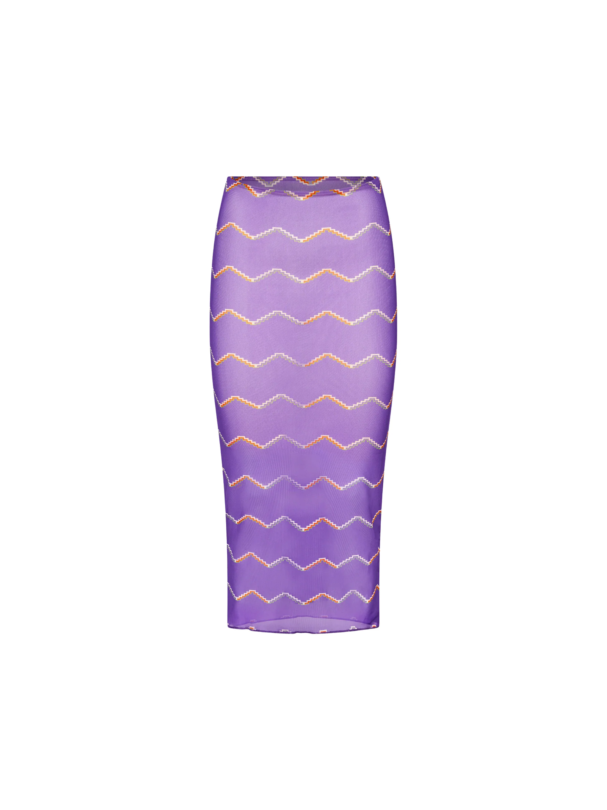 Pareo in tulle trasparente Me Fui viola - Image 3