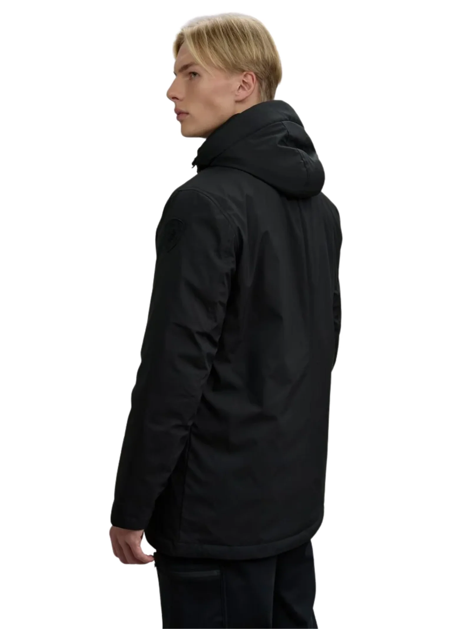 Parka con cappuccio removibile "Chester" Blauer nero - Image 2
