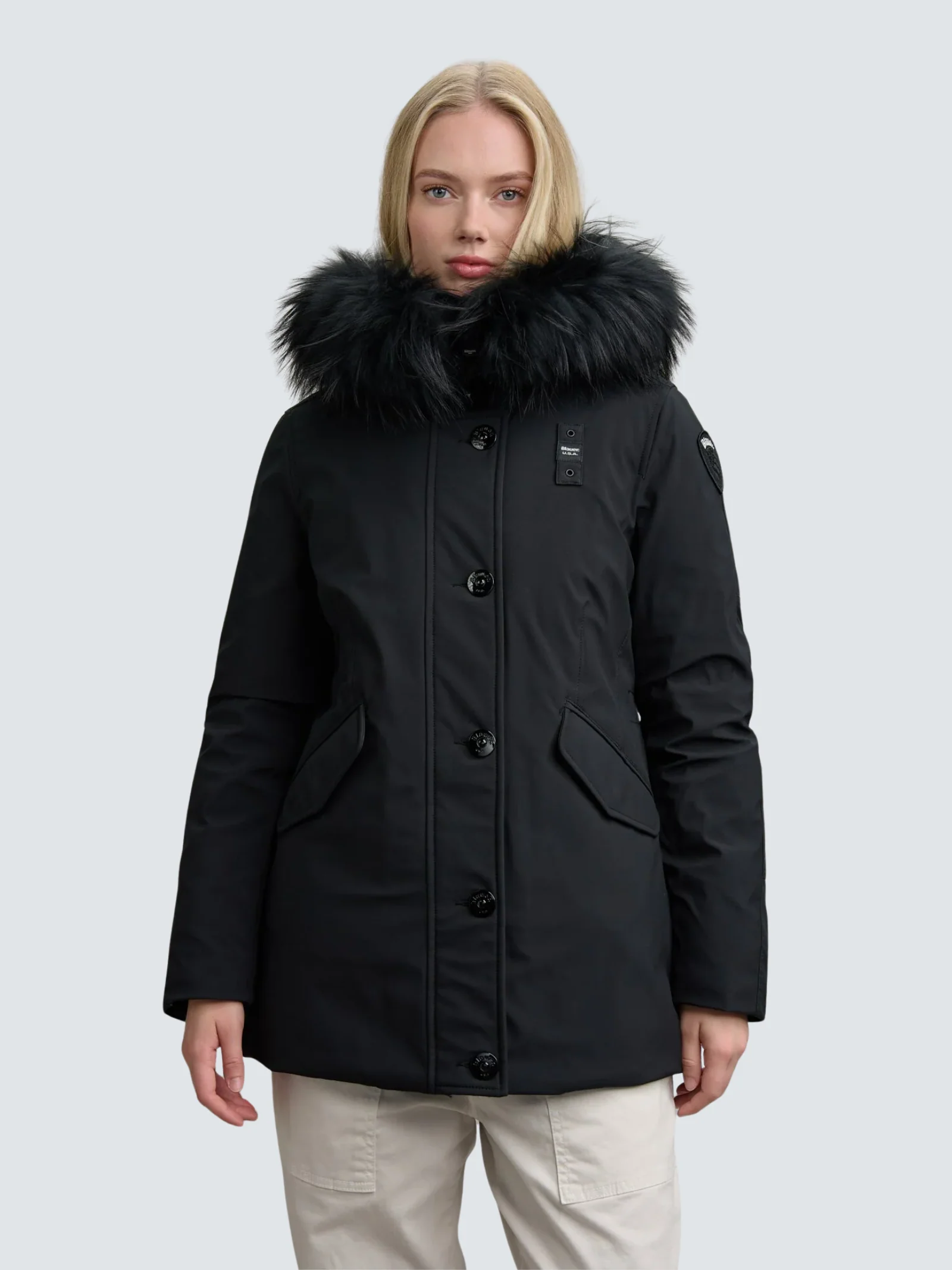 Parka imbottito "Irma" Blauer nero