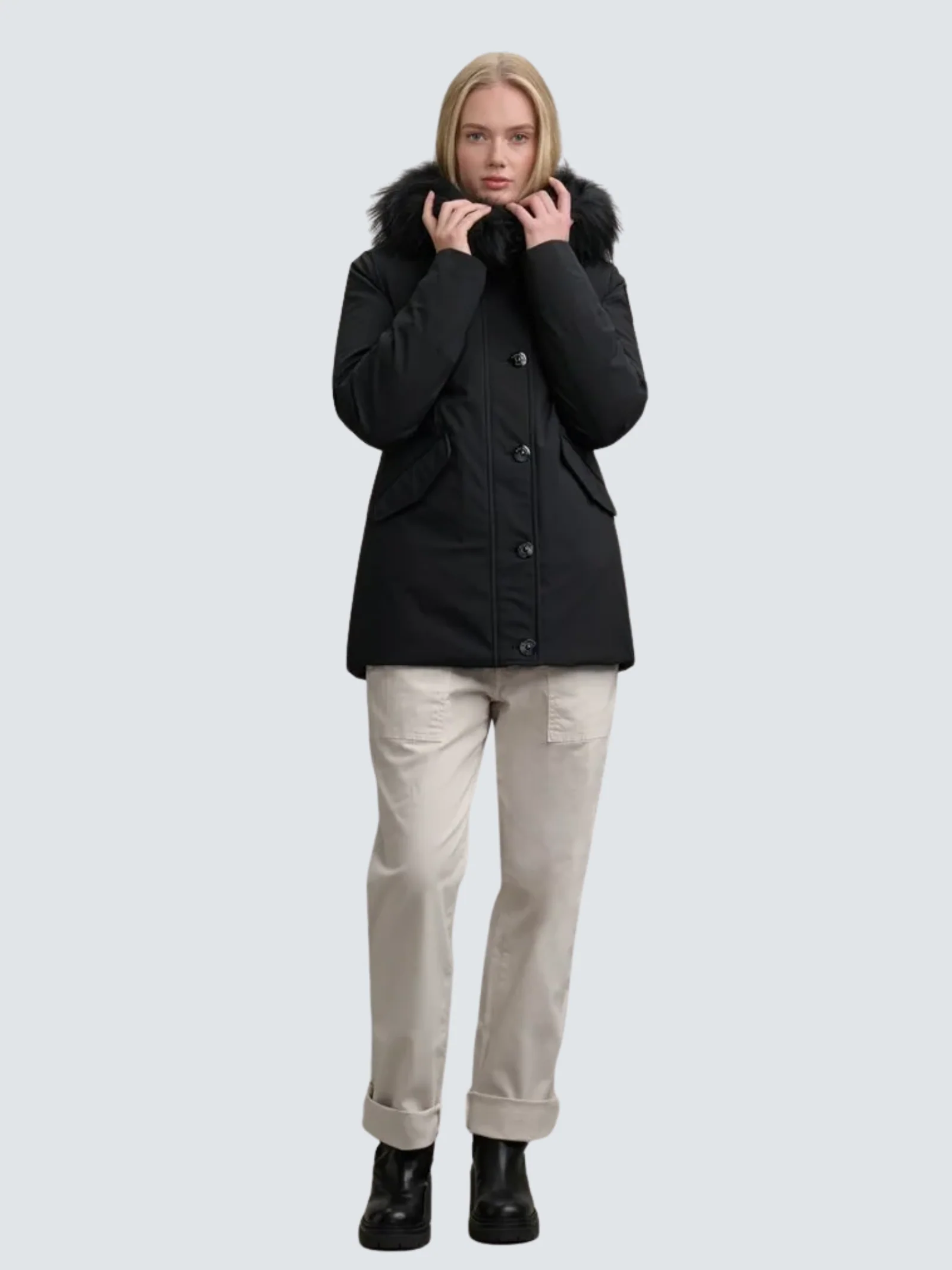 Parka imbottito "Irma" Blauer nero - Image 3