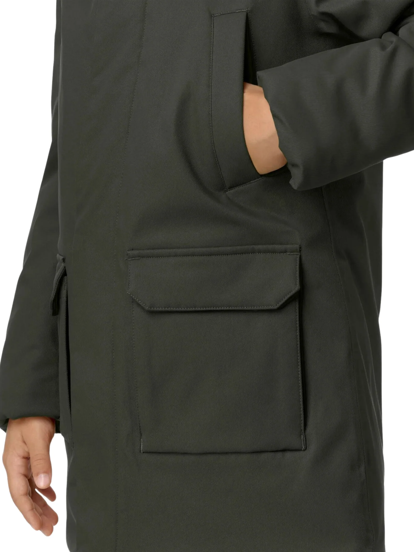 Parka "P. Jarko Twill Marmotta" K-Way Verde - Image 4