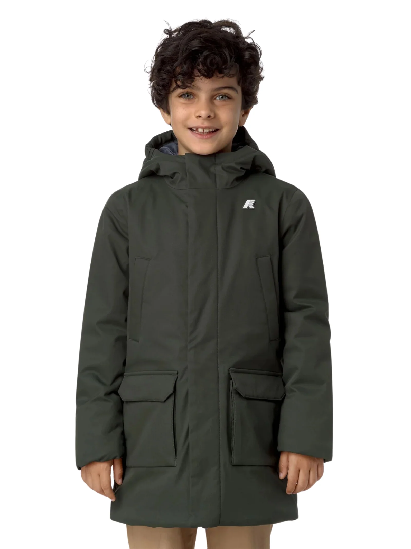 Parka "P. Jarko Twill Marmotta" K-Way Verde - Image 5