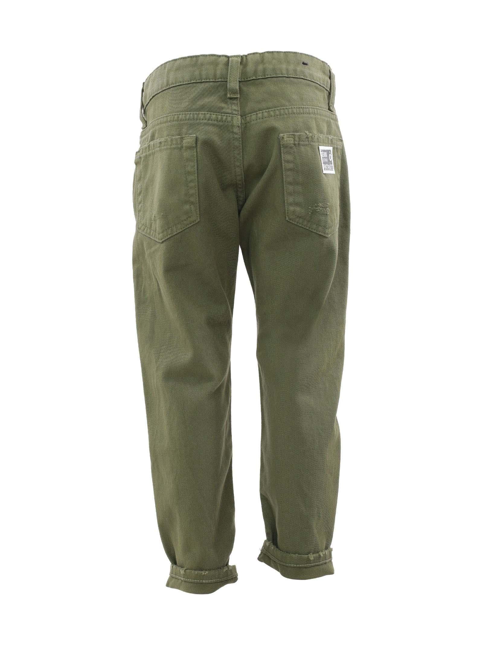 Jeans verde gold line - Image 3