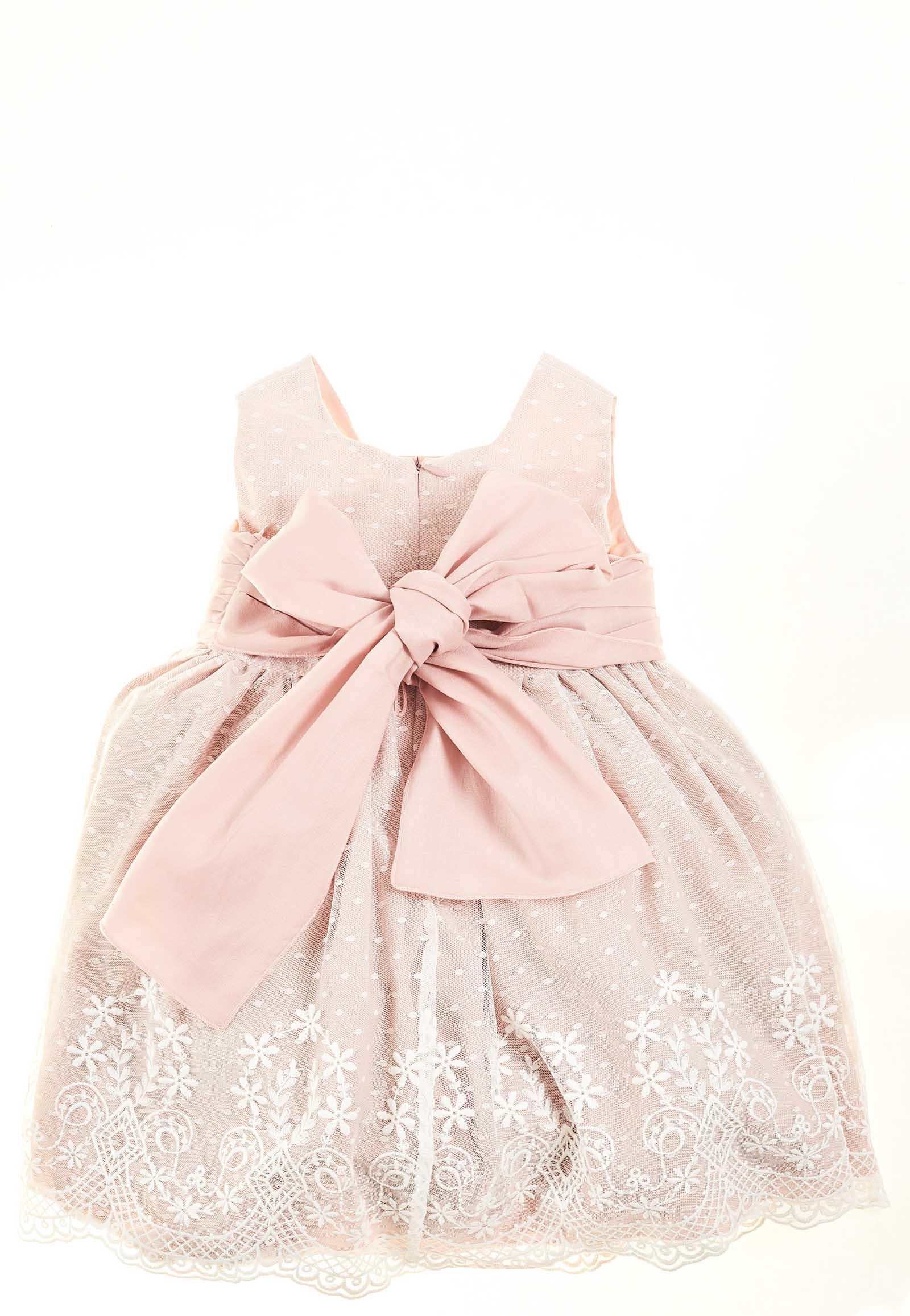 Abito rosa con merletto - Image 2