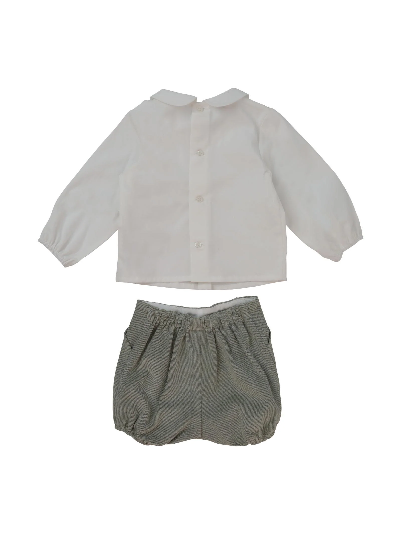 Completo camicia e pagliaccetto a costine - Image 2