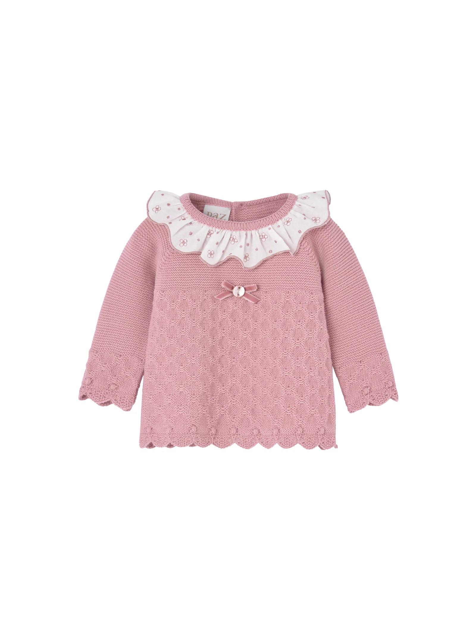 Maglia "dama" Paz Rodriguez in lana rosa