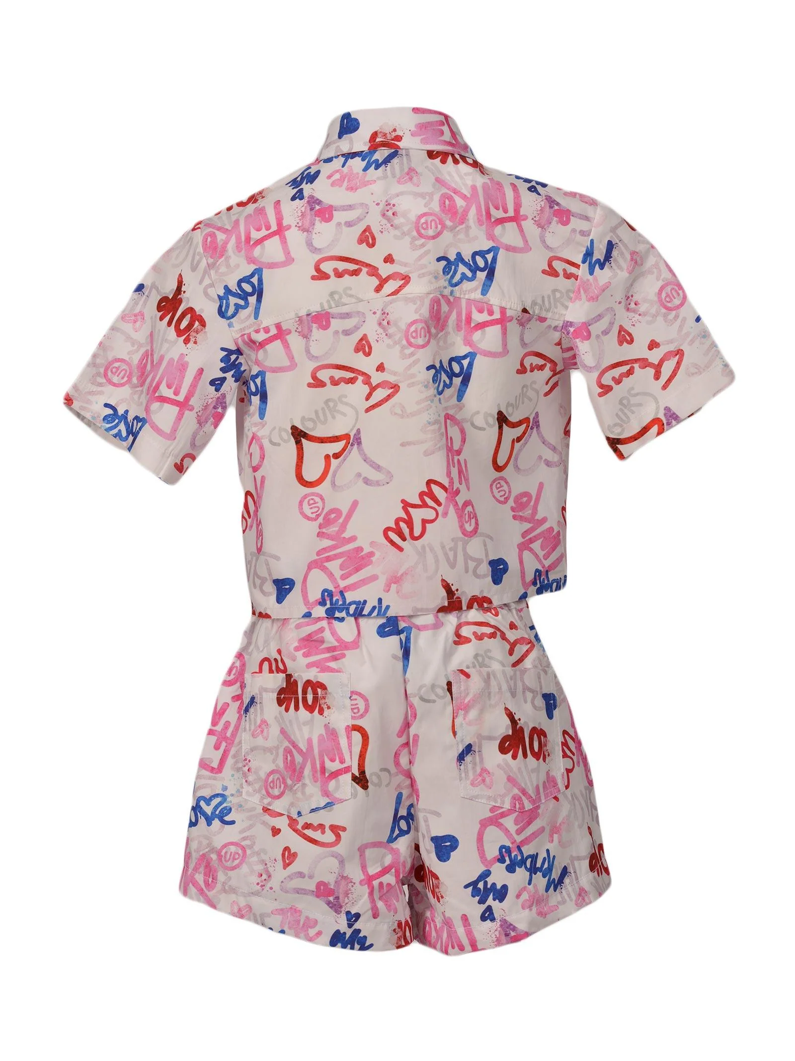 Camicia bianca cropped all over - Image 3