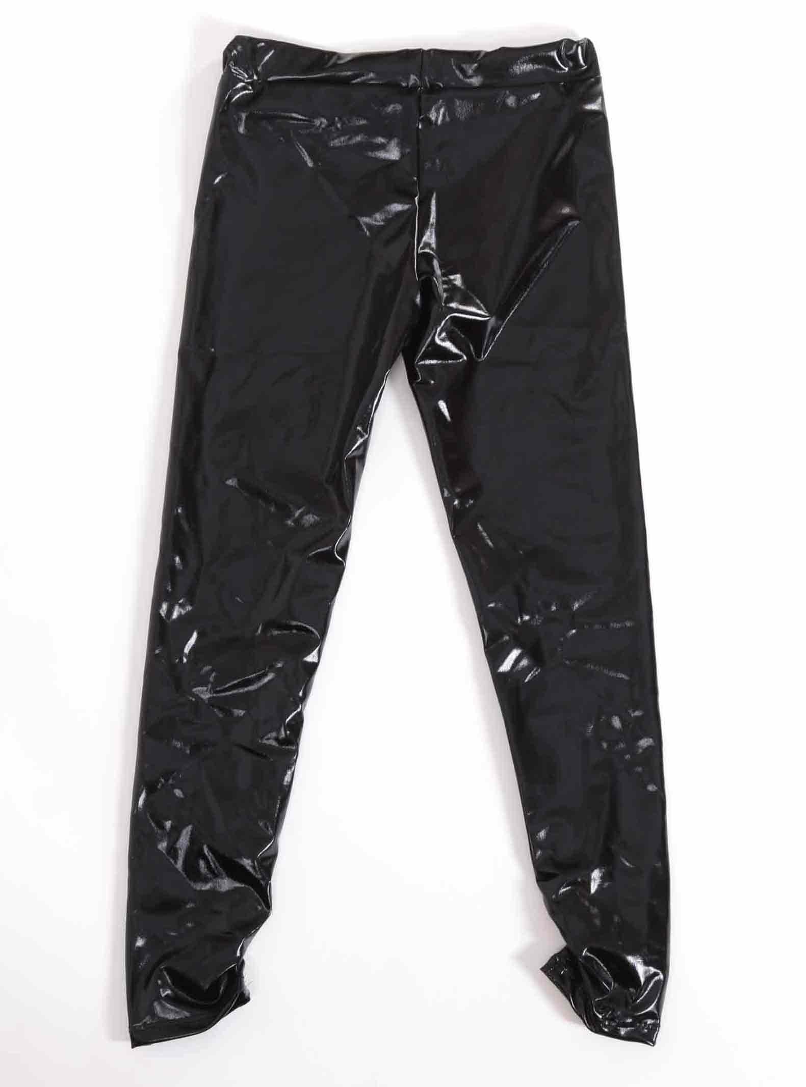 Leggins vinile nero lucido Pinko - Image 3
