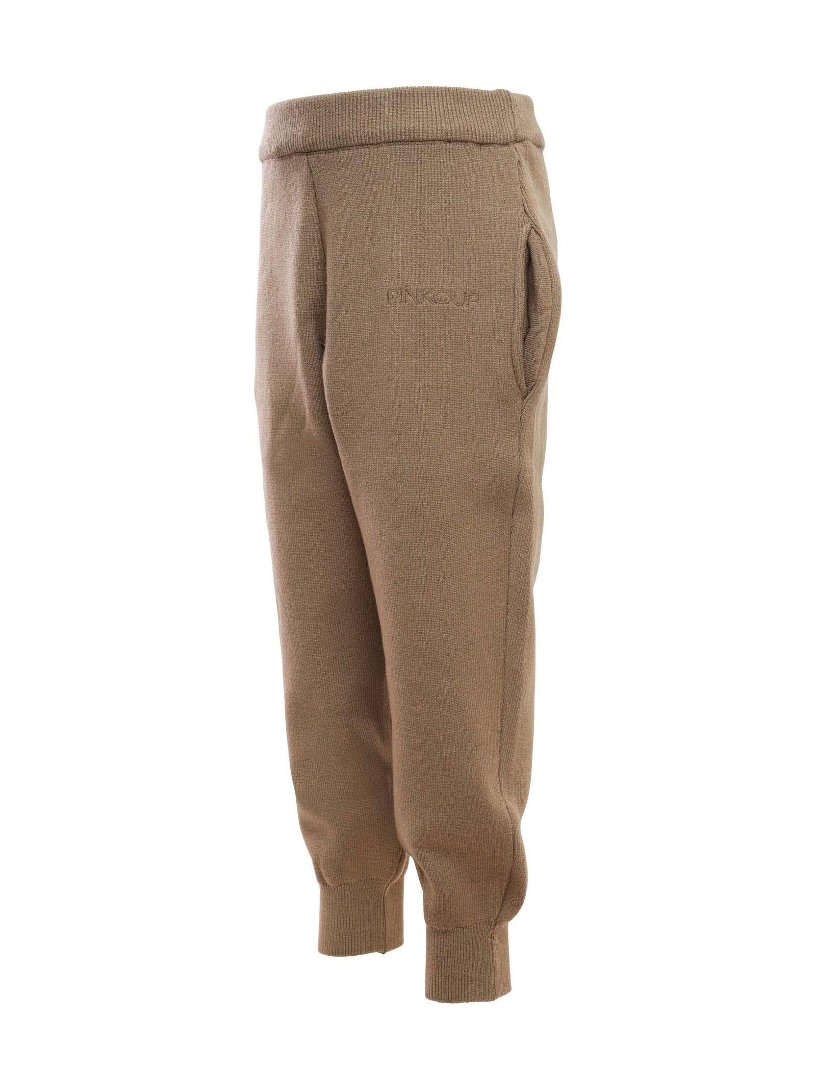 Pantalone in maglia a coste biscotto - Image 2
