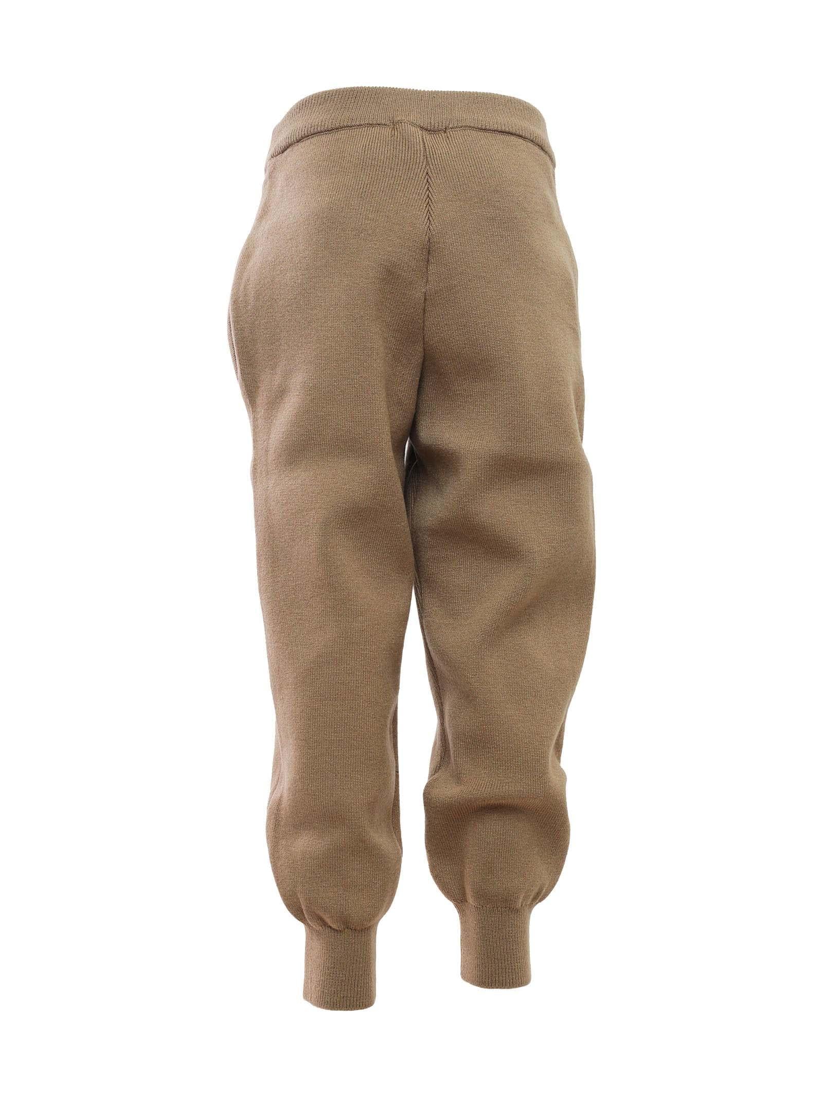 Pantalone in maglia a coste biscotto - Image 3