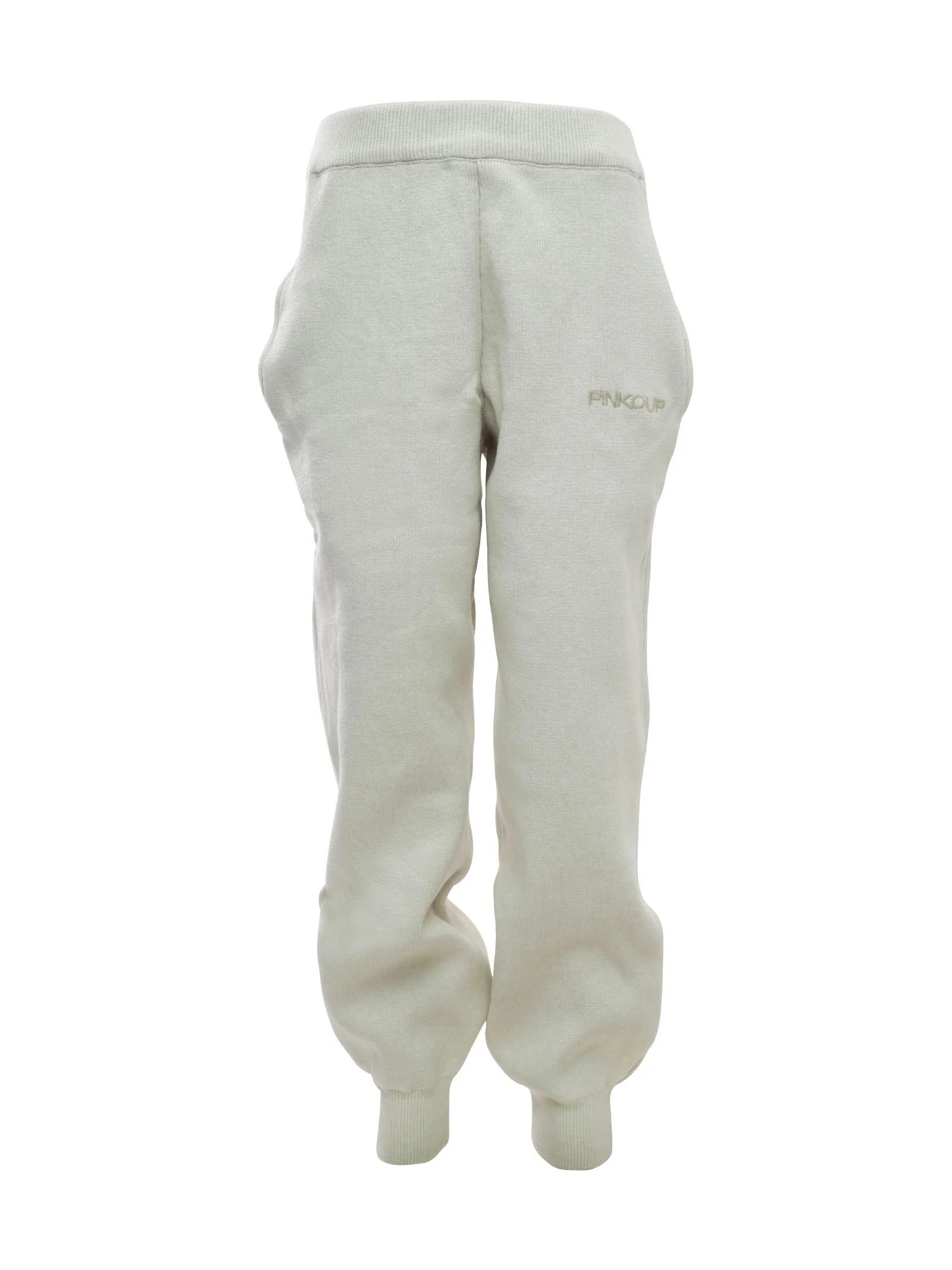 Pantalone panna in maglia