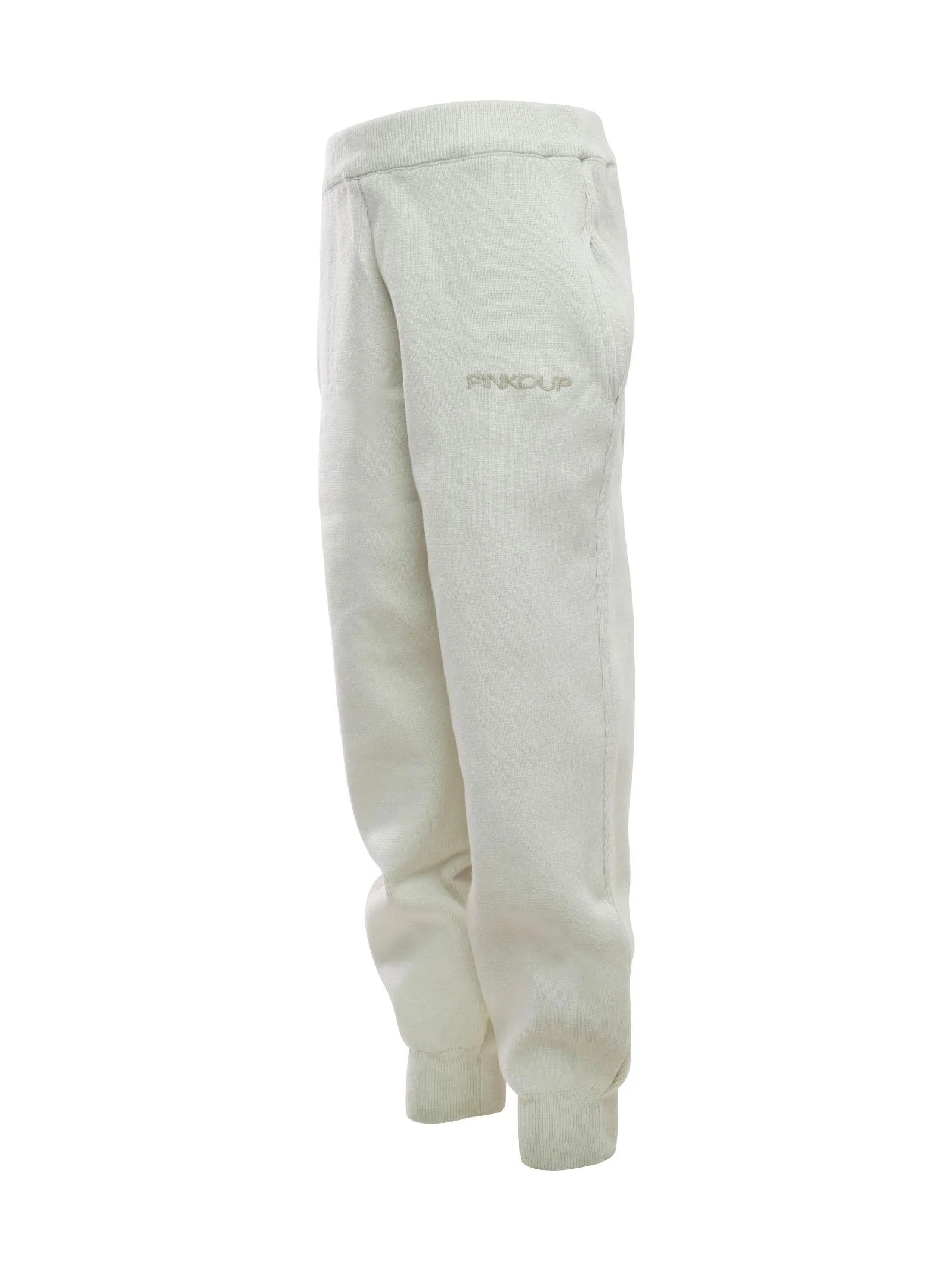 Pantalone panna in maglia - Image 2