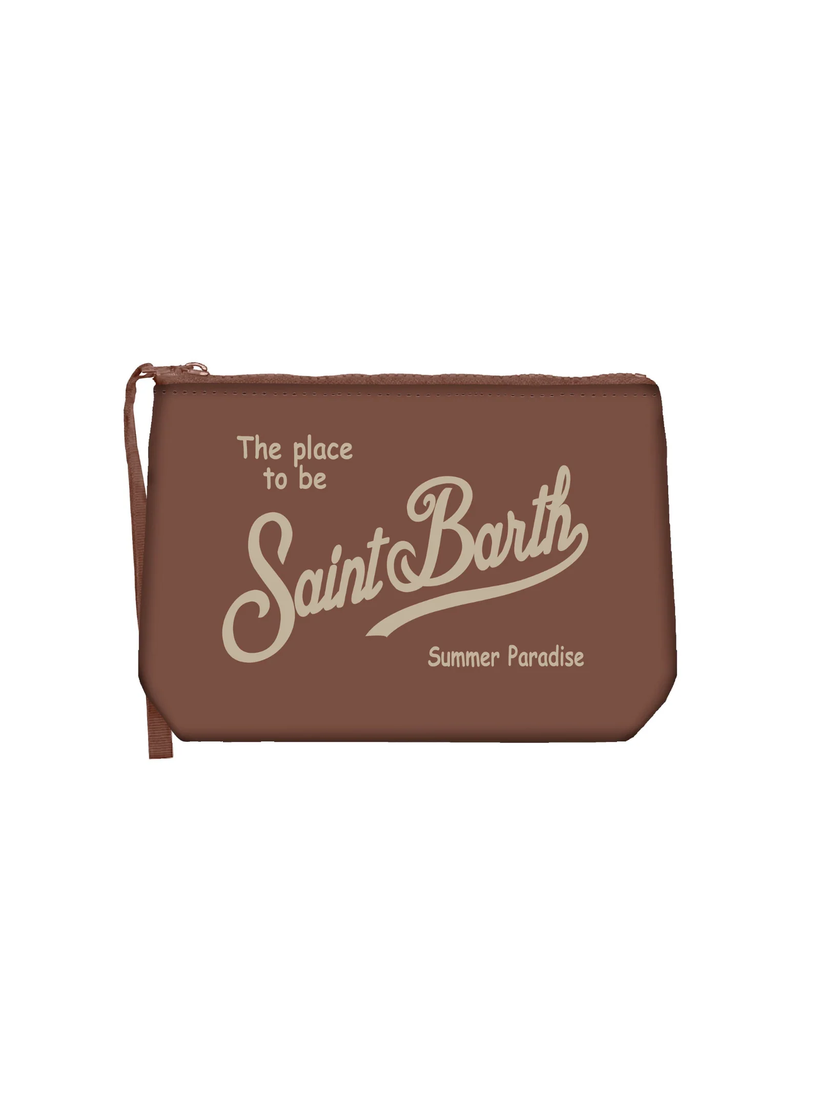 Pochette "Aline 1811" Saint Barth marrone