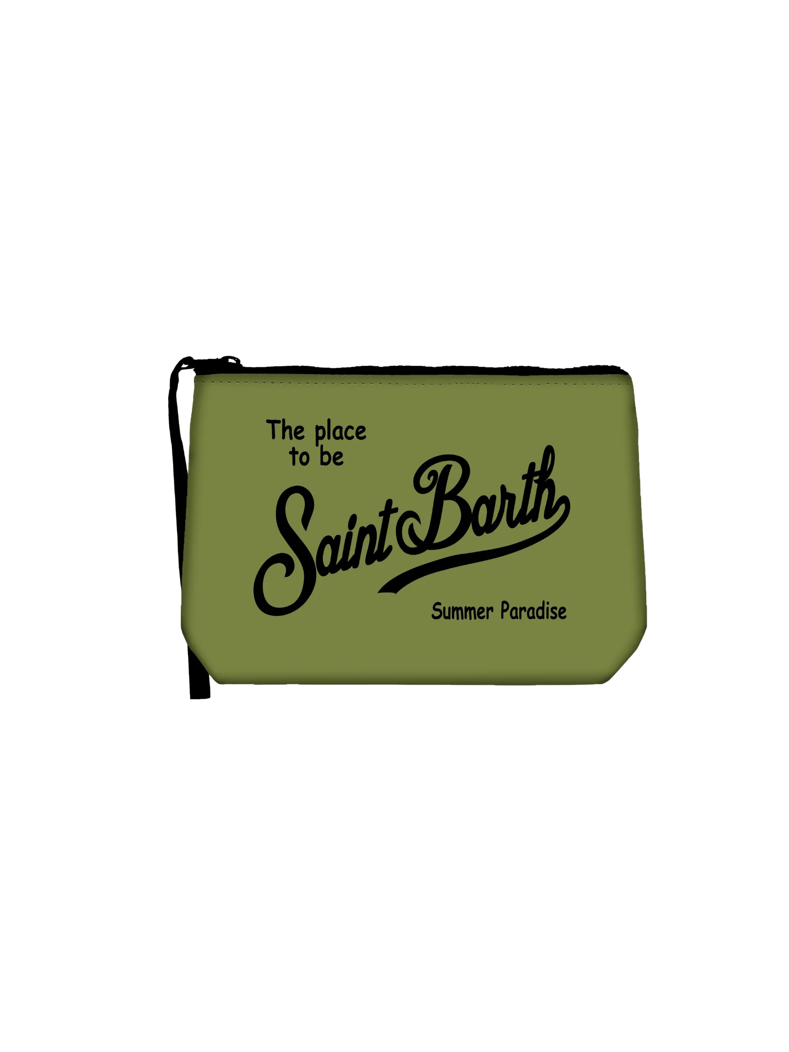Pochette "Aline 5200" Saint Barth verde