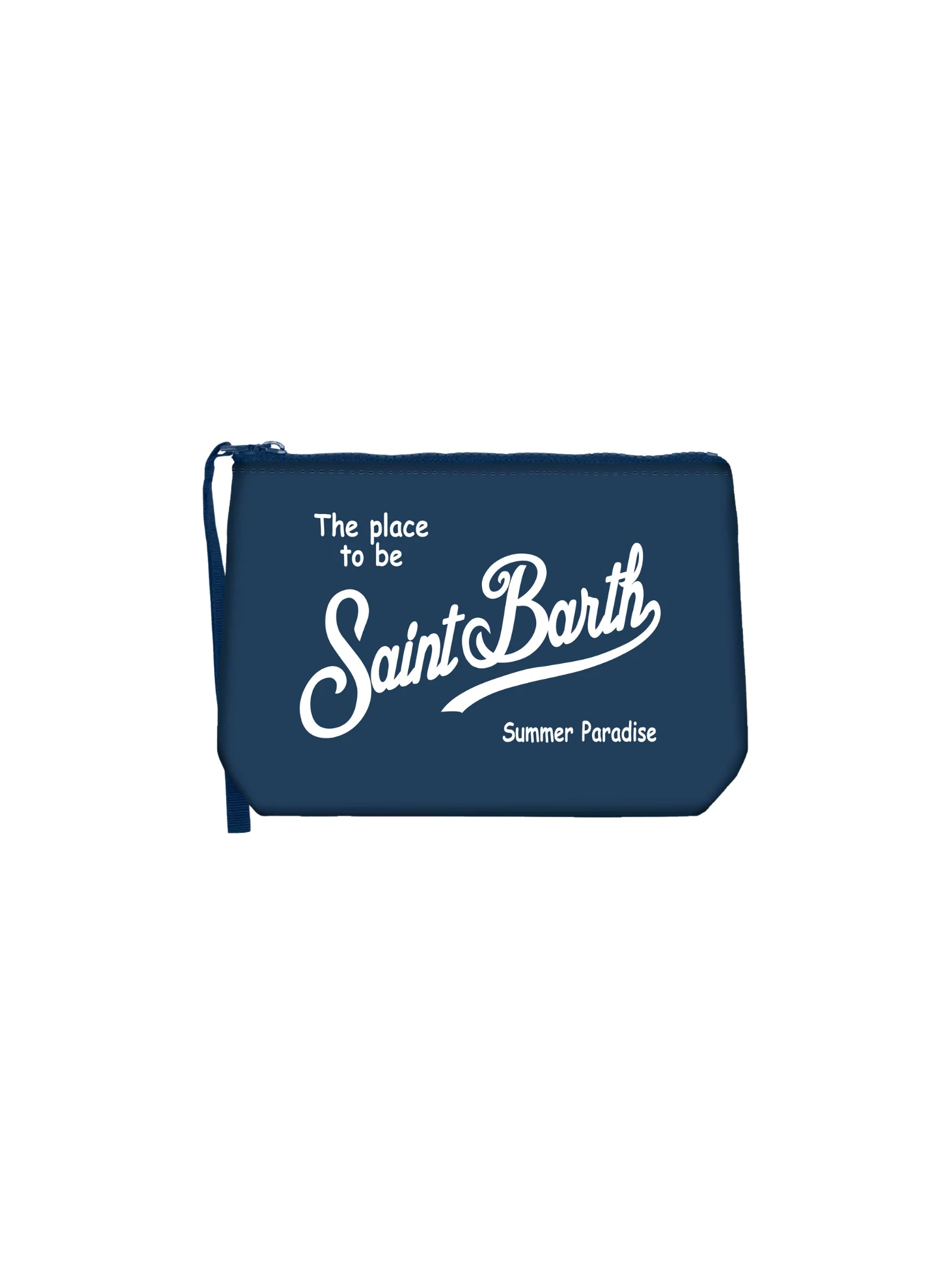 Pochette "Aline 61" Saint Barth blu navy