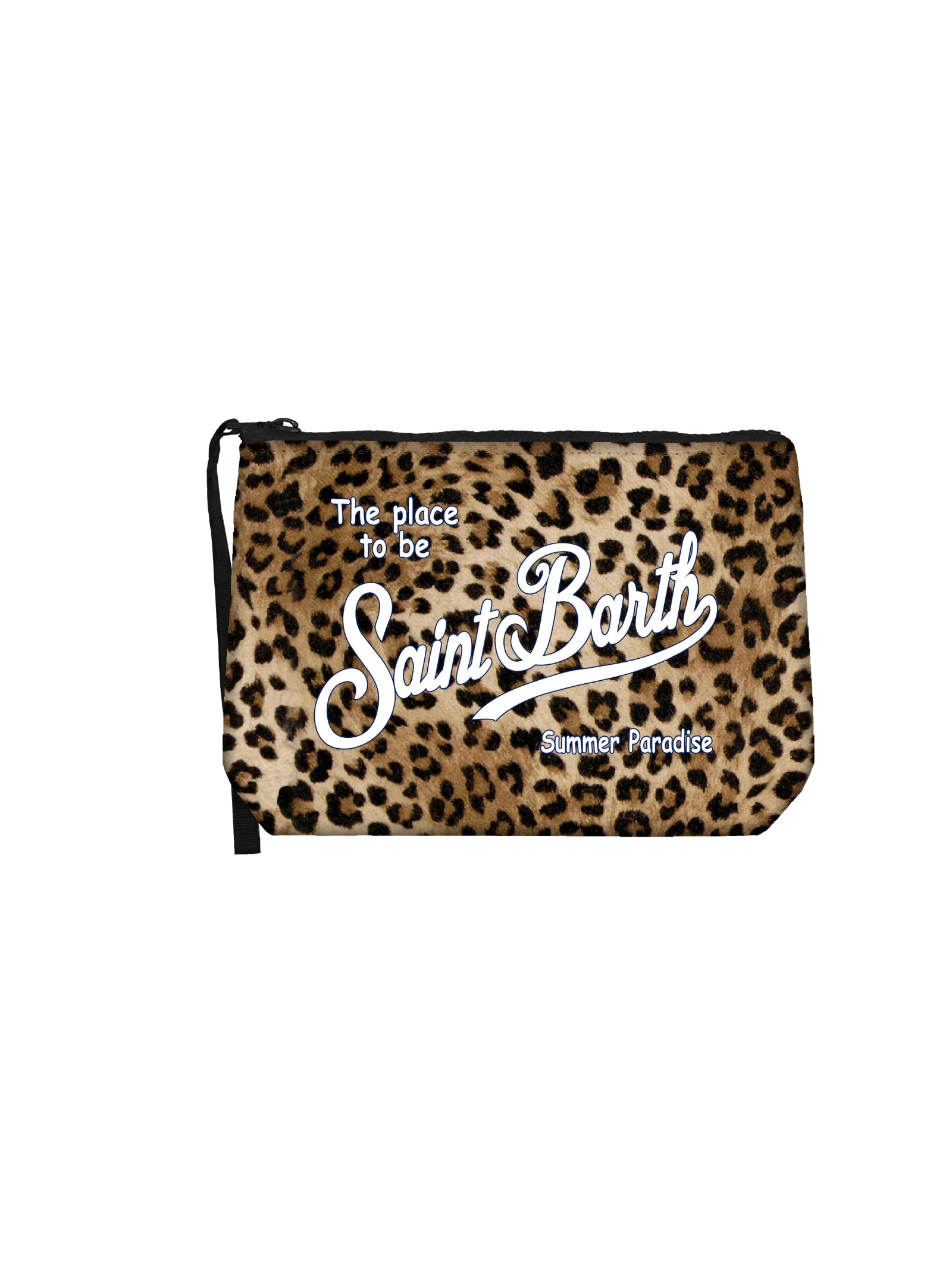Pochette "Aline Classic Leo 11" Saint Barth leopardata