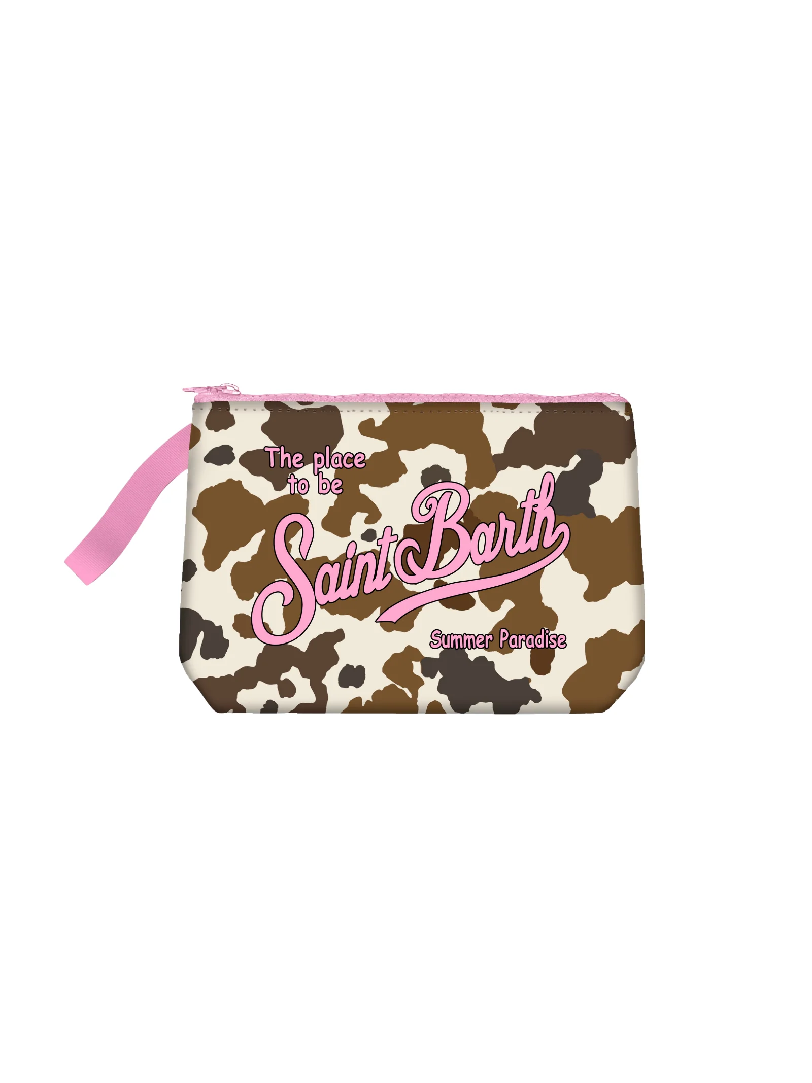 Pochette "Aline Cow Skin 21" Saint Barth fantasia animalier