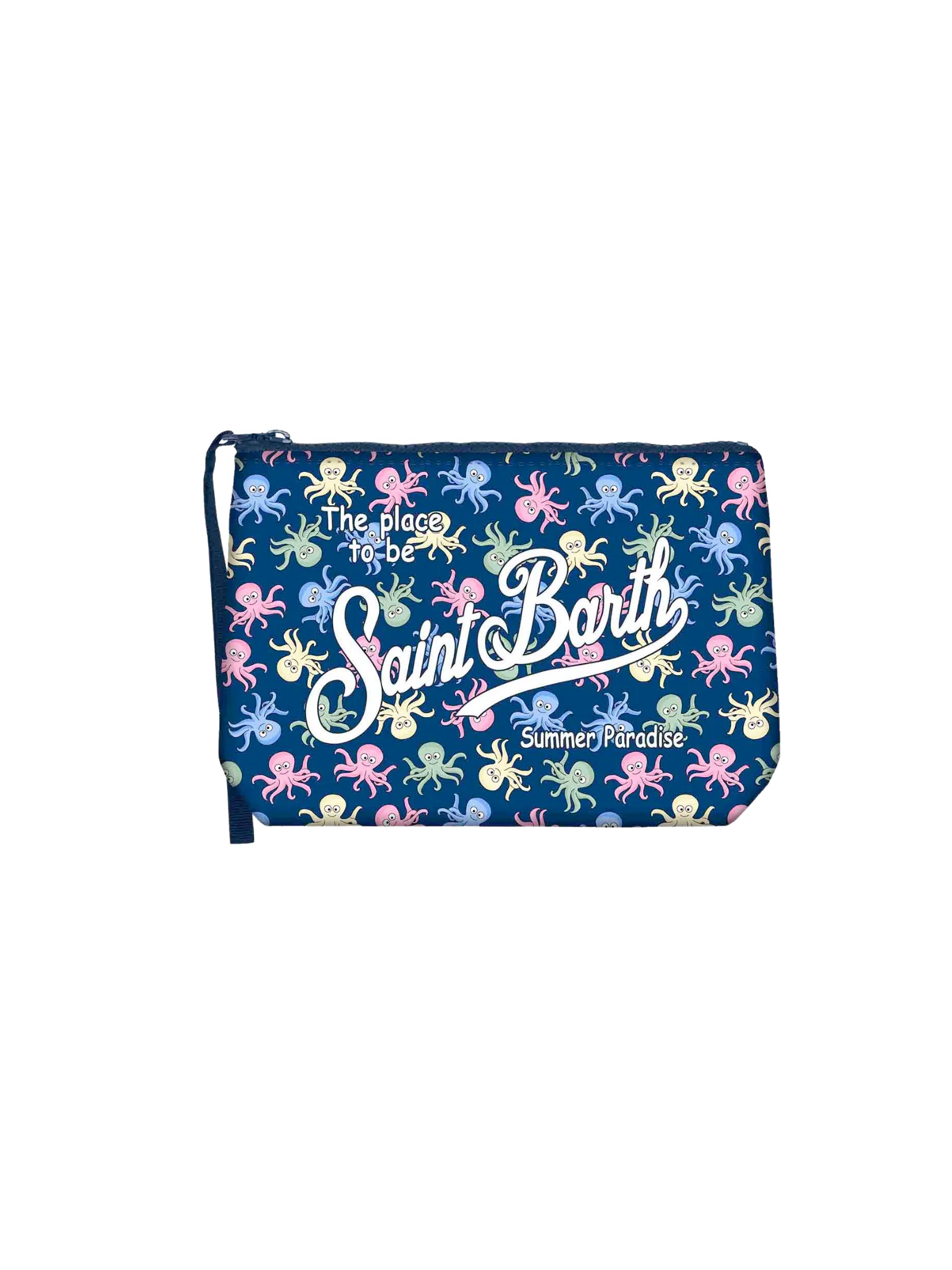Pochette "Aline Polpy multi 61" Saint Barth blu