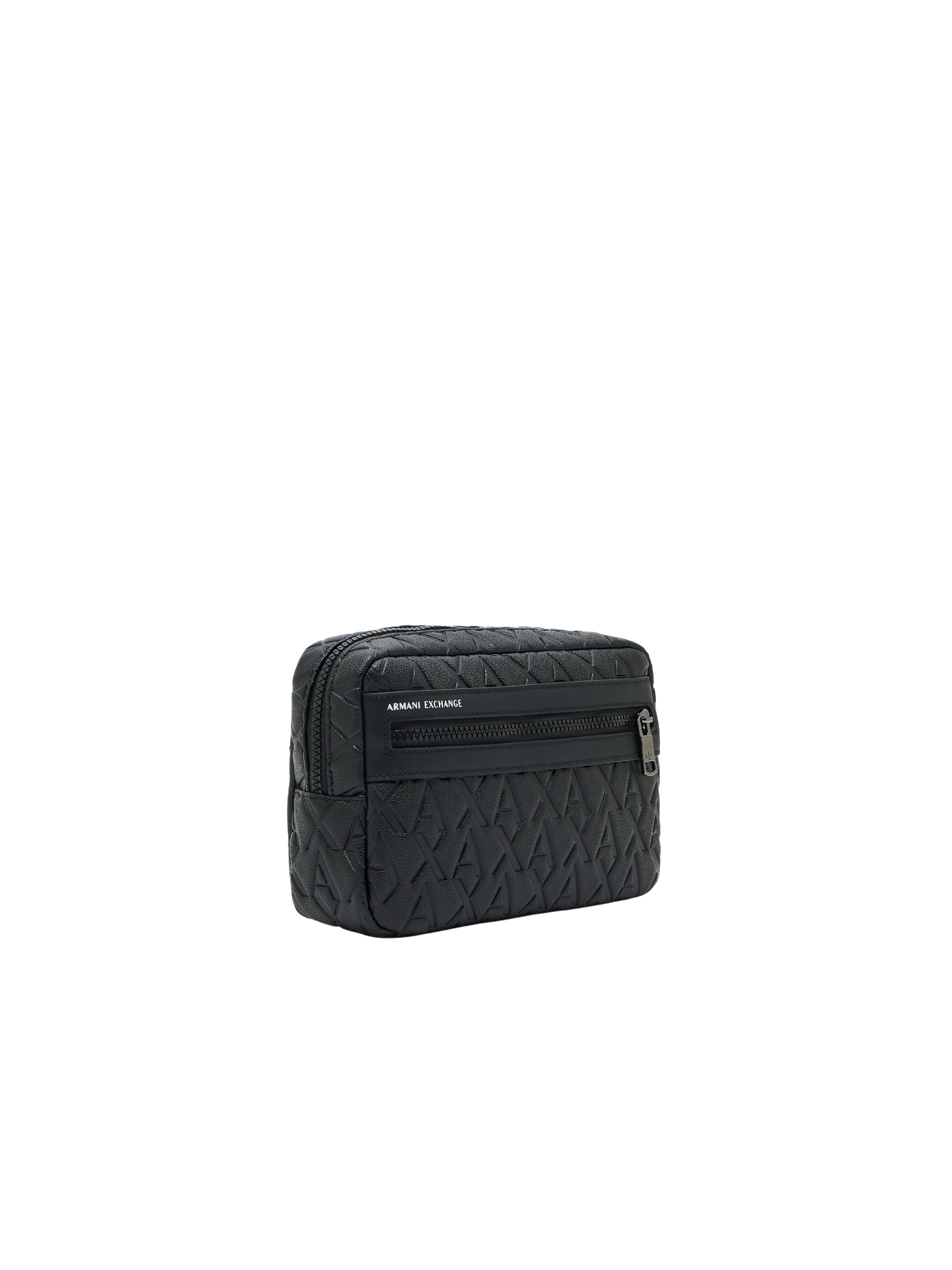 Pochette Armani Exchange nera con logo in rilievo - Image 2