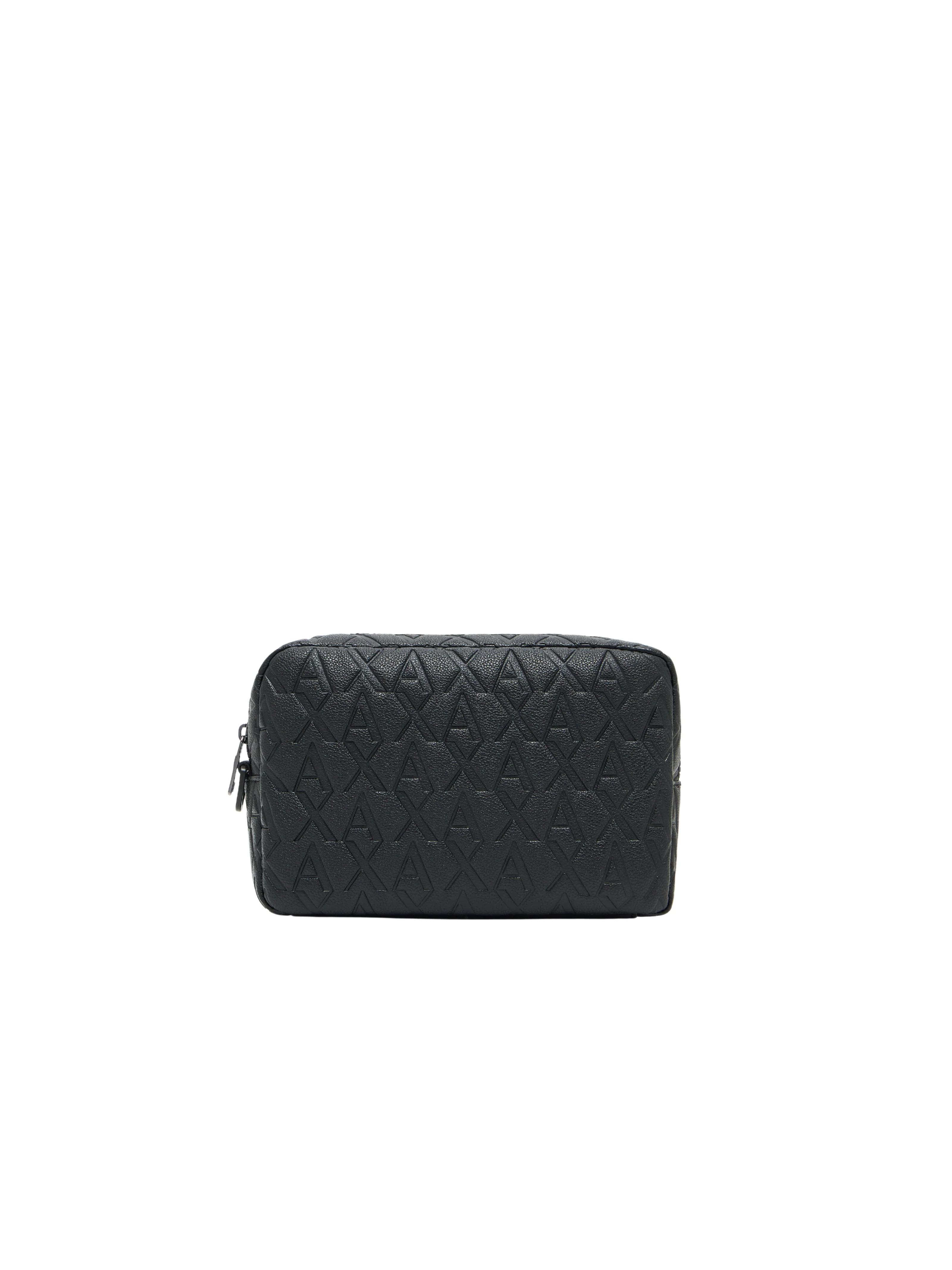 Pochette Armani Exchange nera con logo in rilievo - Image 3