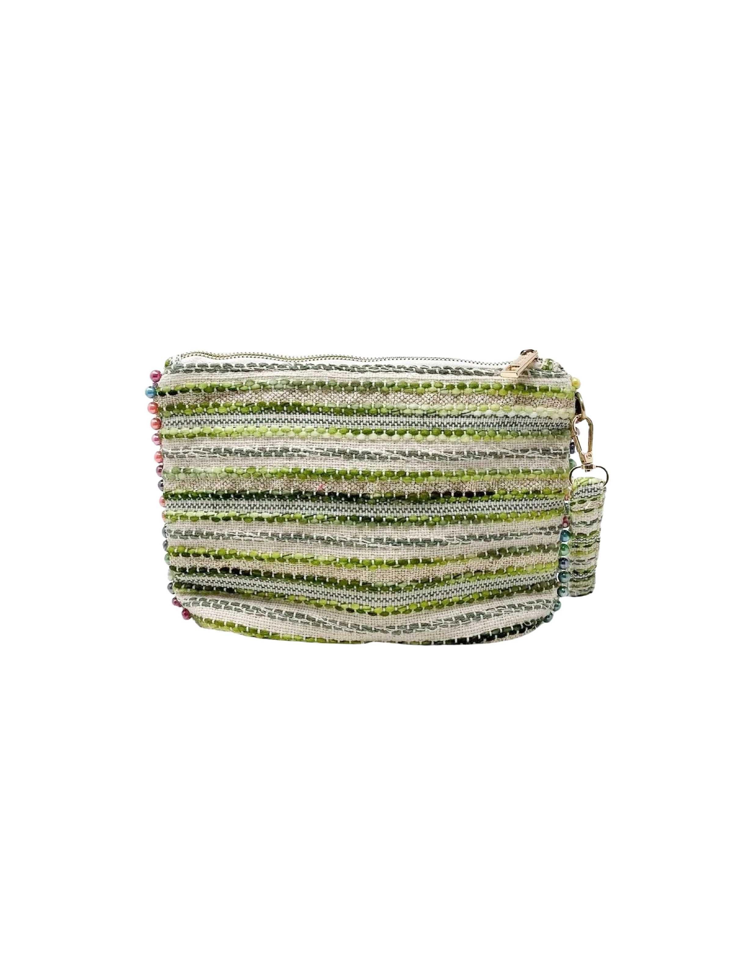 Pochette "Cassy Indy" Marc Ellis a righe verde - Image 2