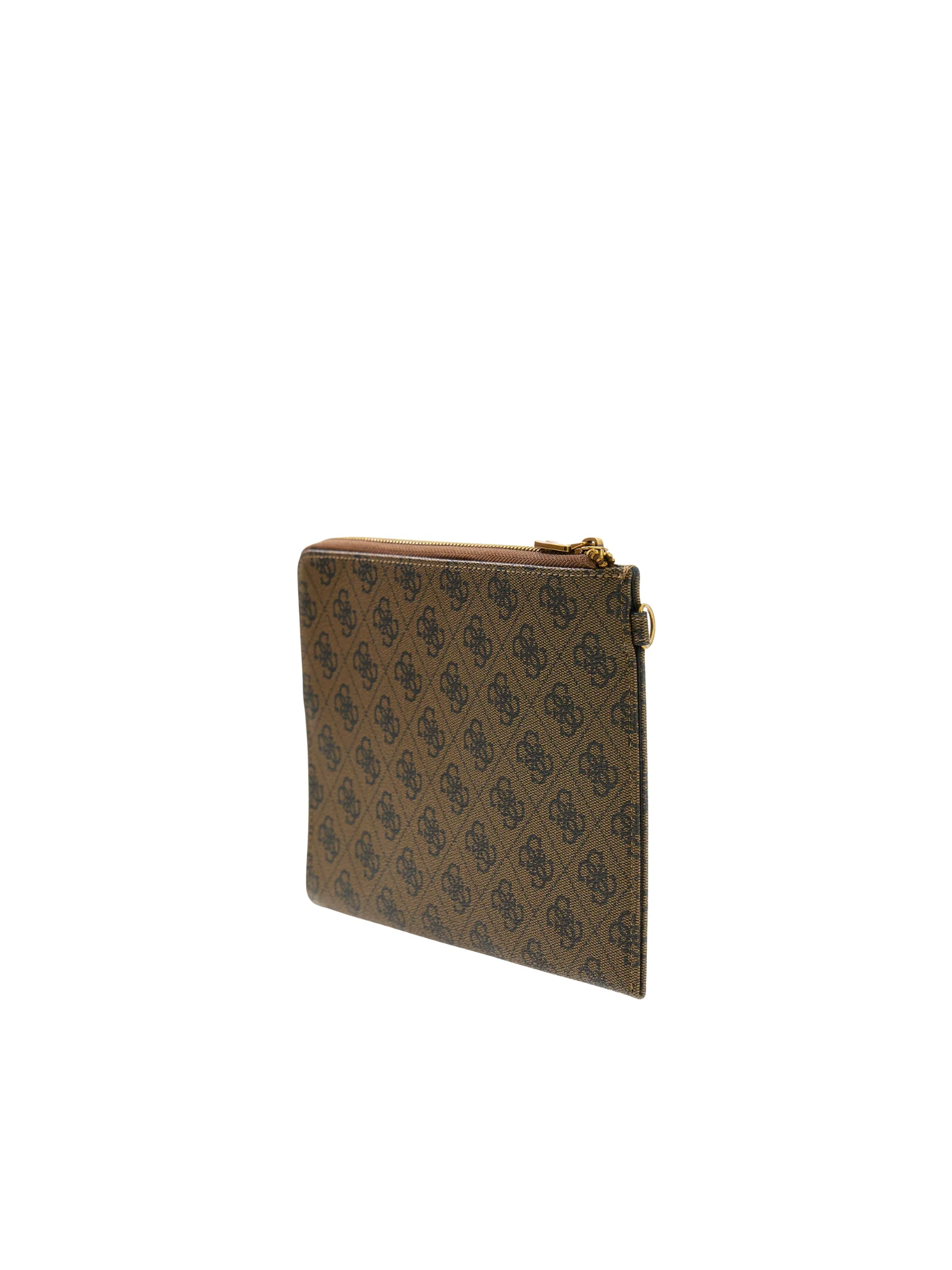Pochette con polsino Guess marrone scuro fantasia logo 4G - Image 2