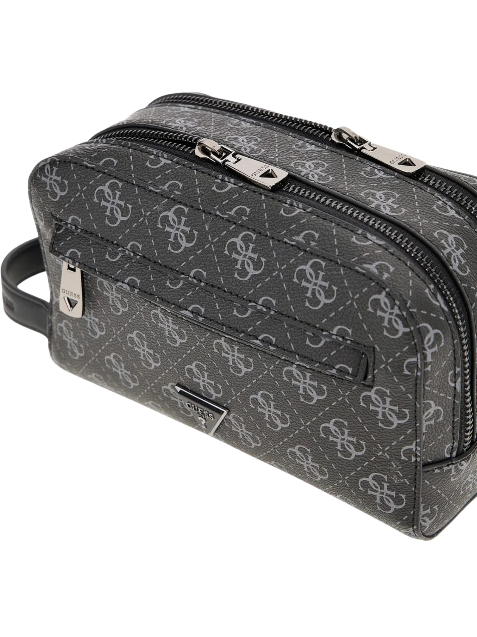 Pochette con taschino frontale Guess nera fantasia logo 4G - Image 3