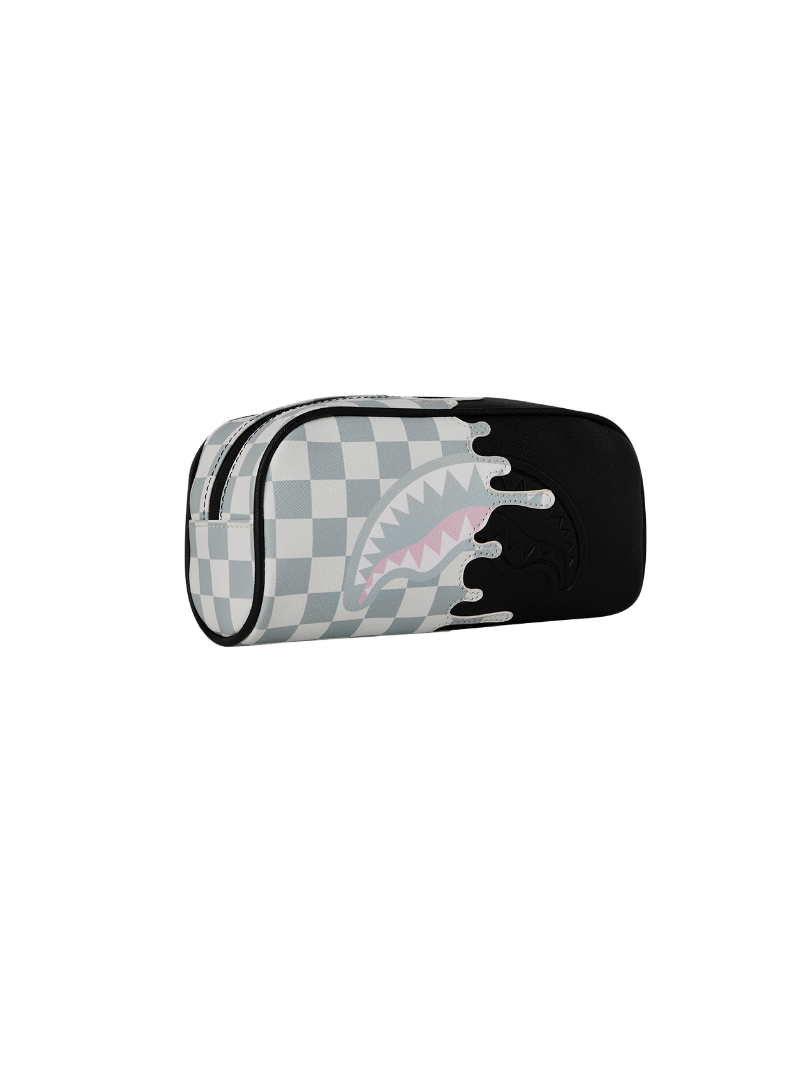 Pochette "Cream Check Side Drip" Sprayground nero - Image 3