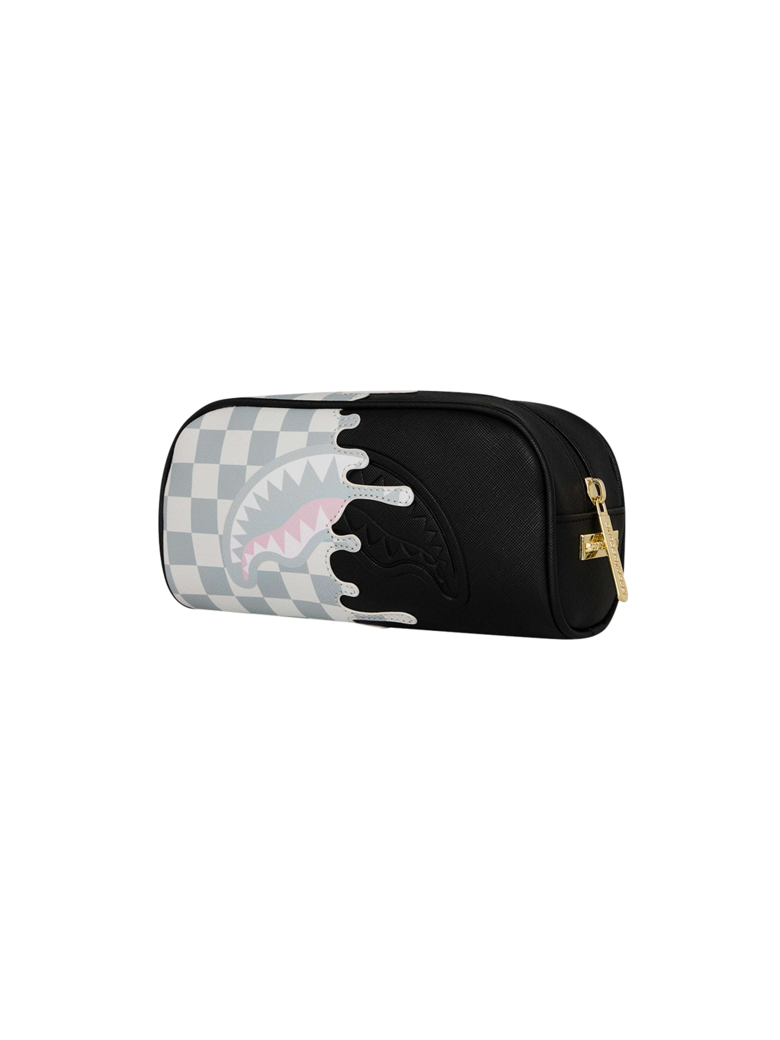 Pochette "Cream Check Side Drip" Sprayground nero - Image 4