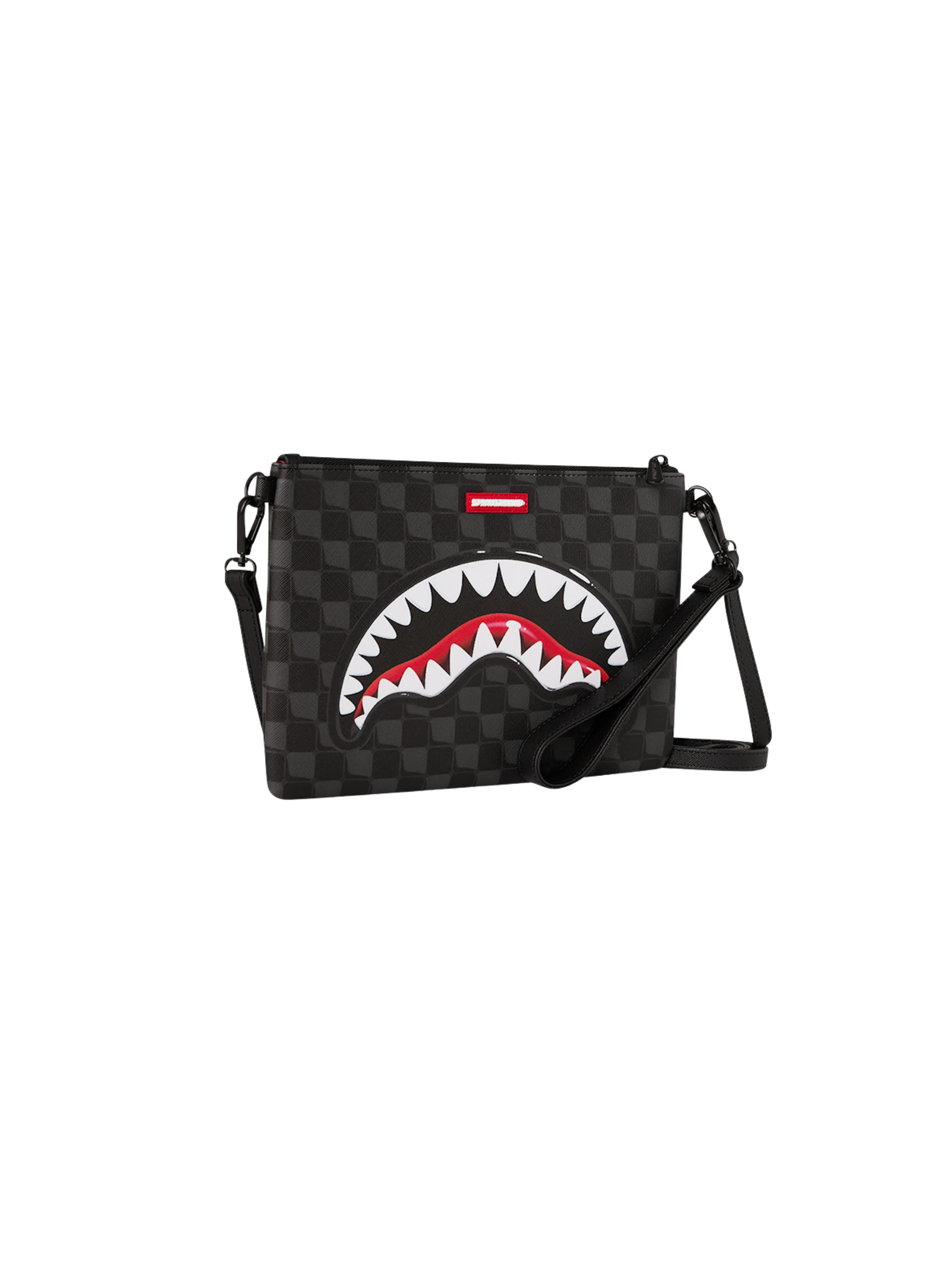 Pochette "Drip Check Crossover Clutch" Sprayground nera - Image 2