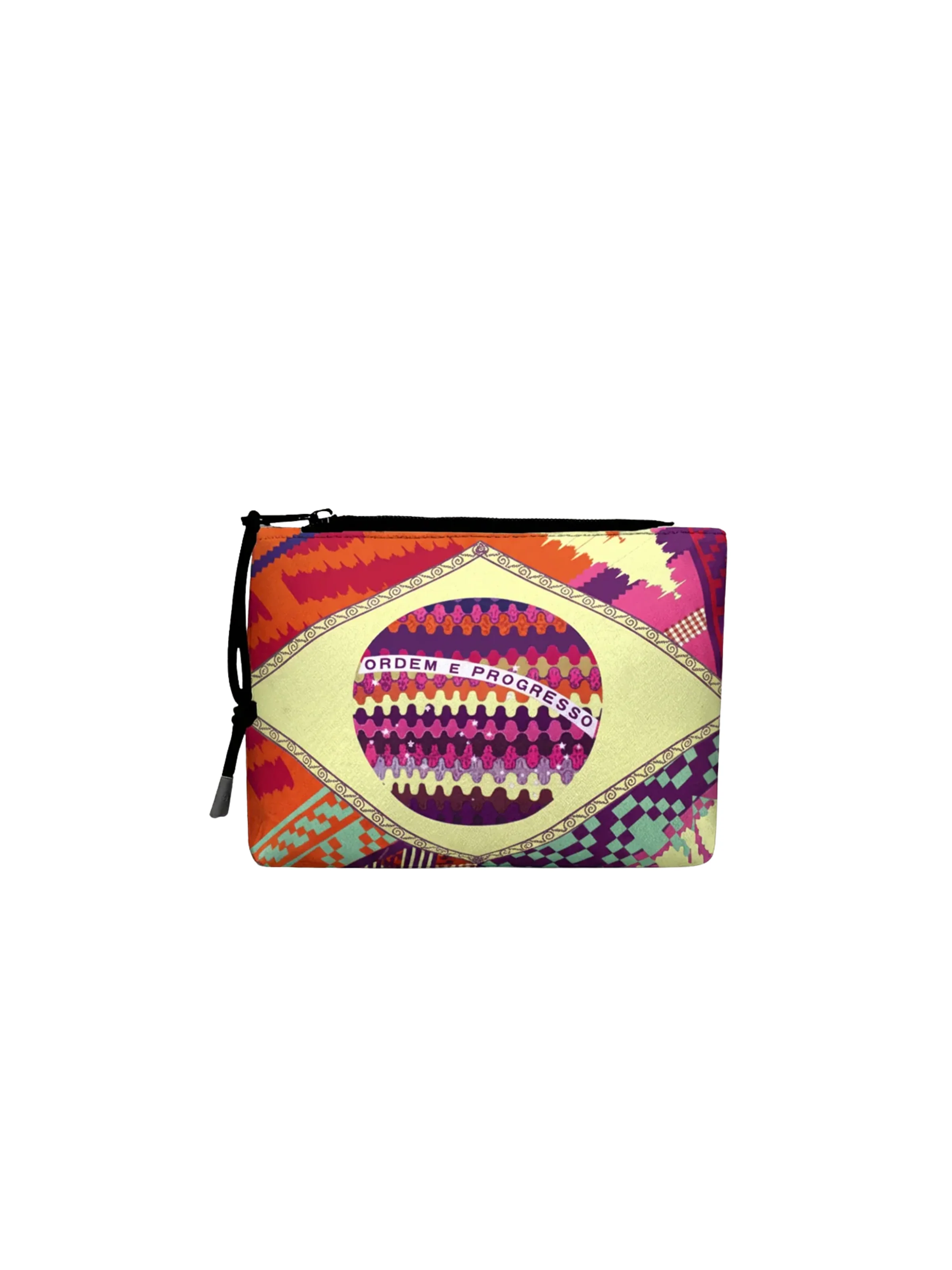 Pochette Fk multicolor fantasia geometrica - Image 3