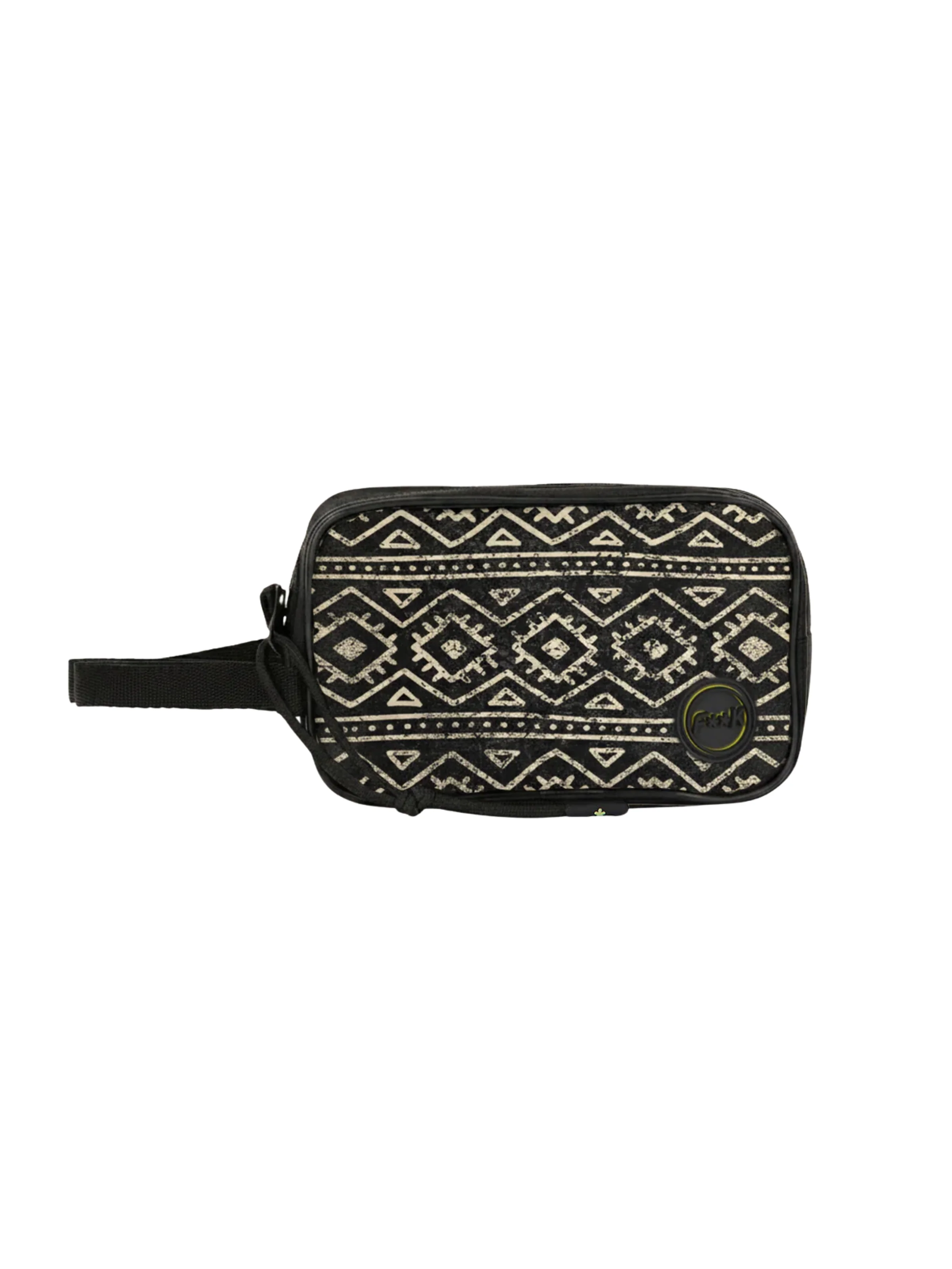 Pochette Fk nero con fantasia etnica