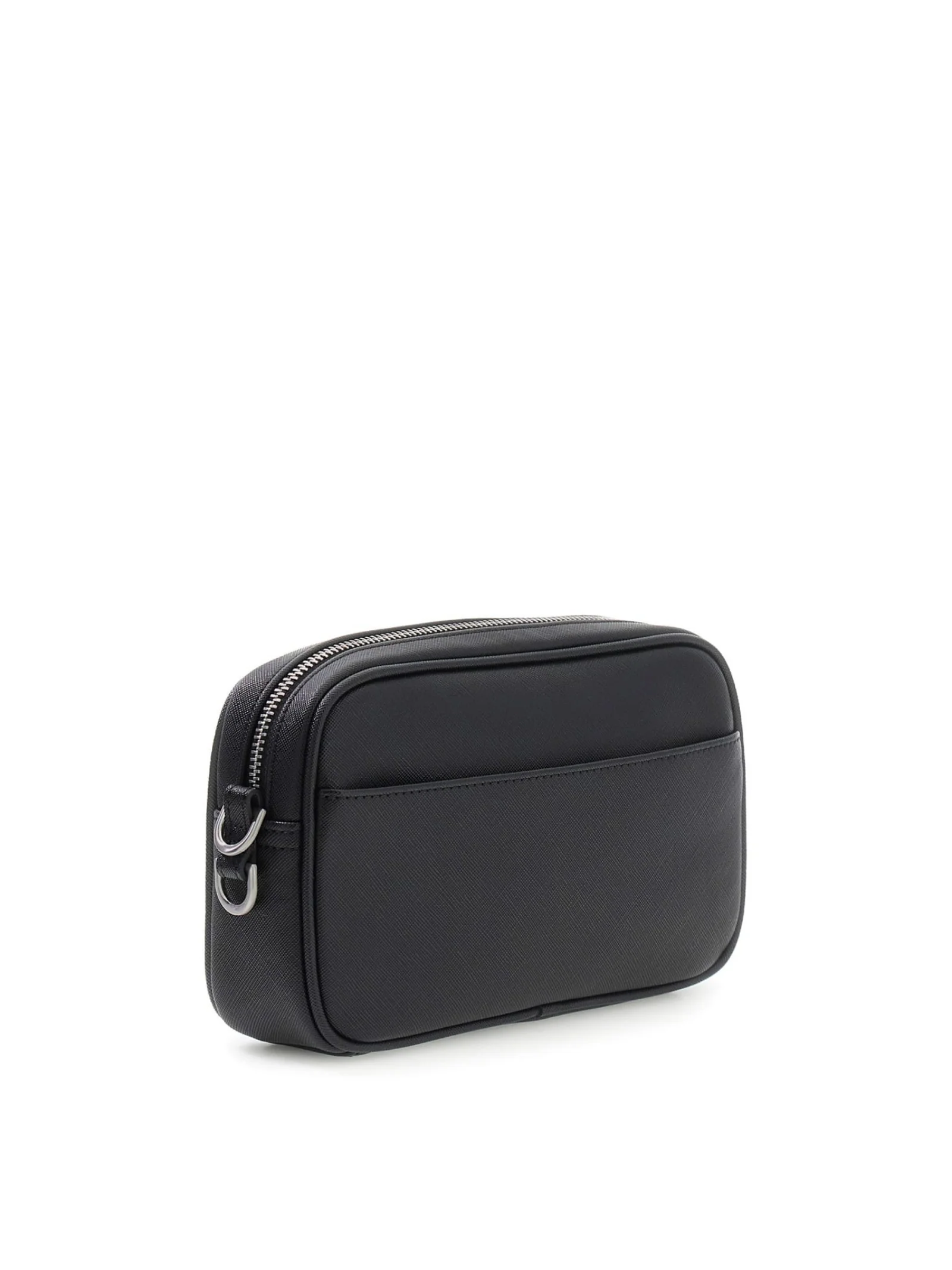 Pochette Guess nera con logo triangolare - Image 2