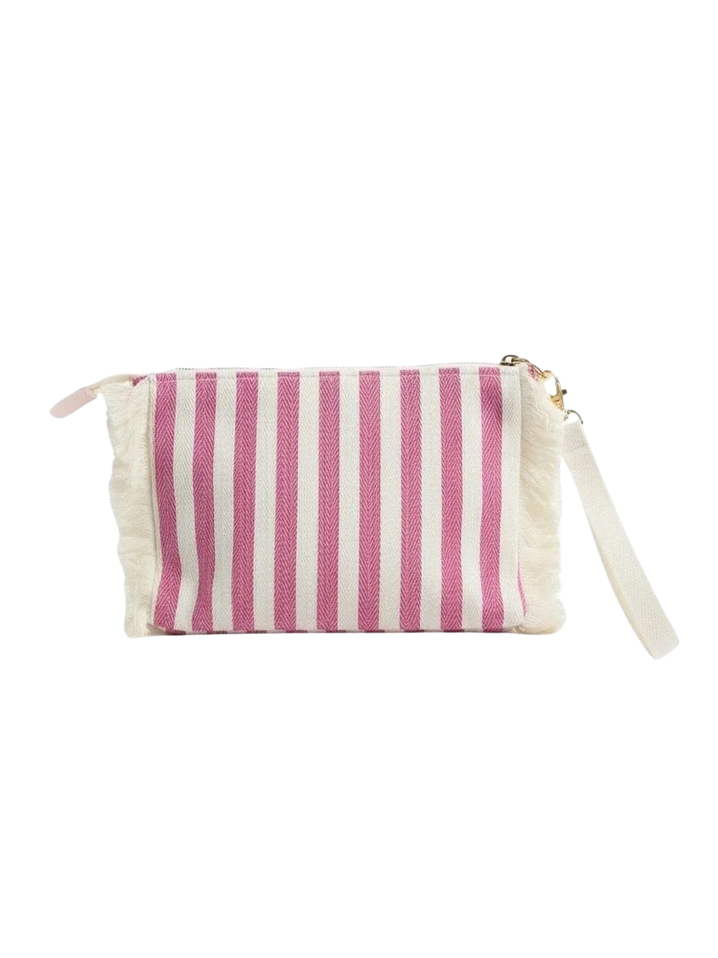 Pochette "Joan C" Marc Ellis rosa a righe - Image 2