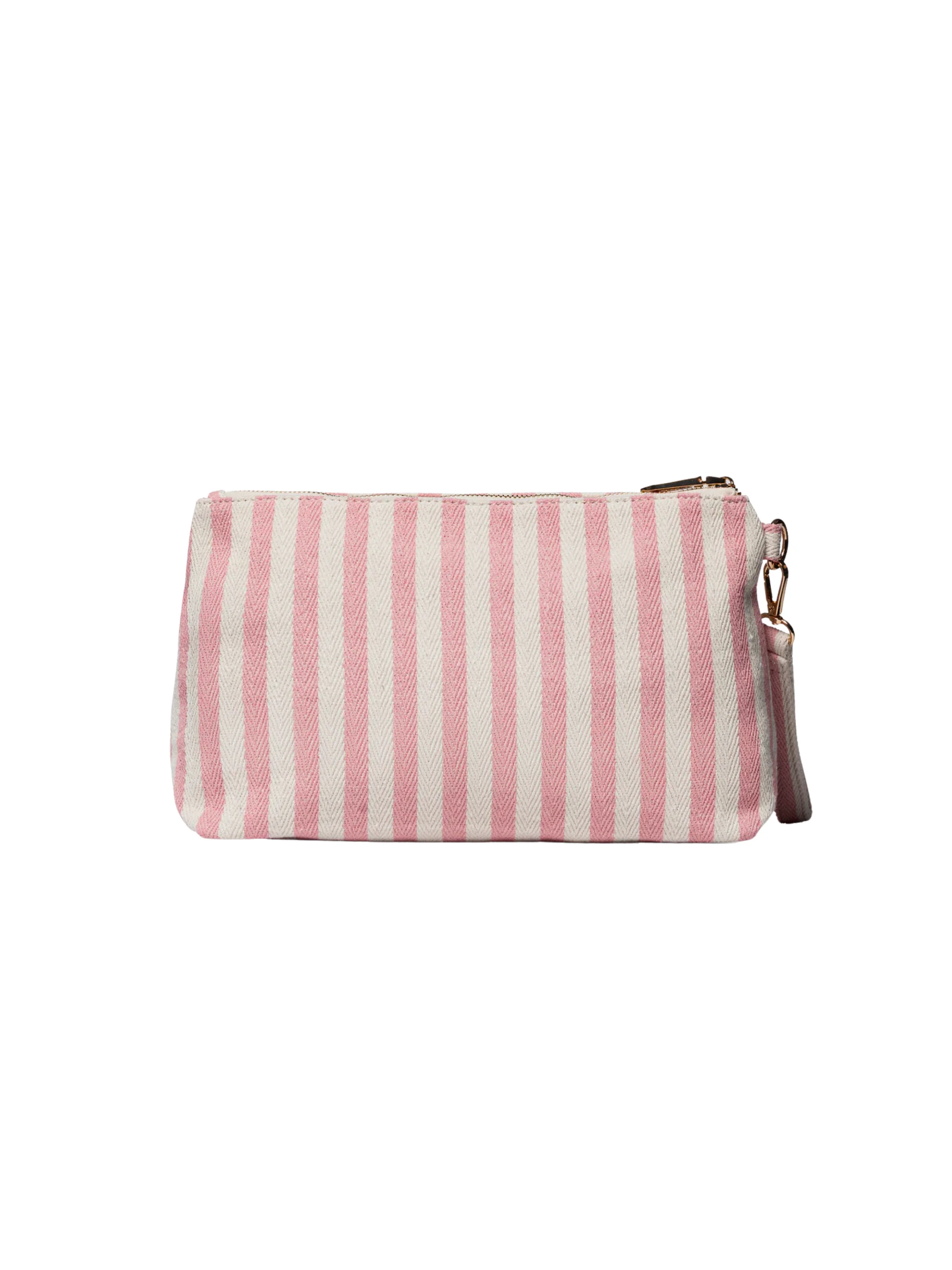 Pochette "Saint Tropez Pouch" Secret Pon Pon a righe con patch - Image 3