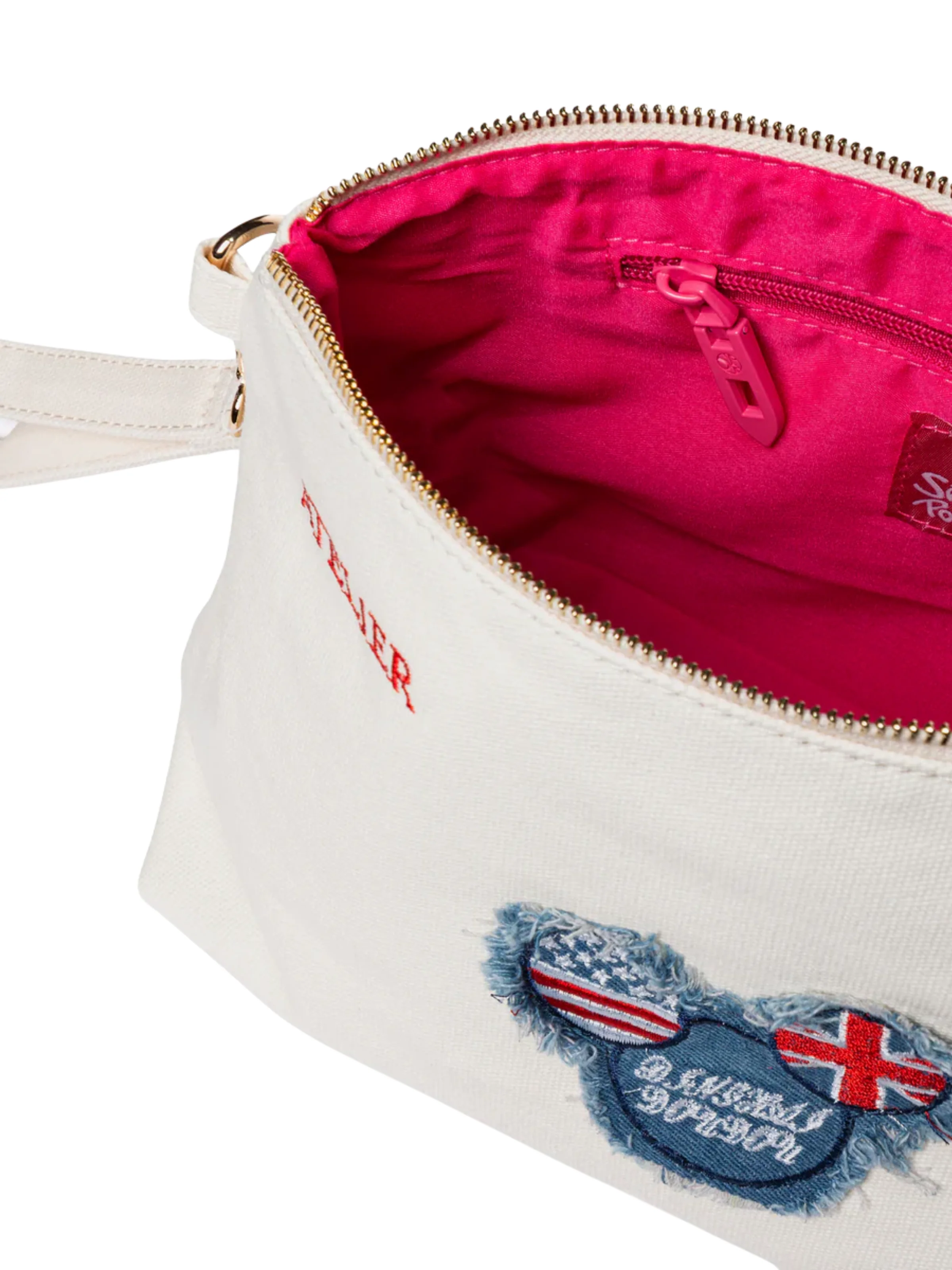 Pochette "Saint Tropez Pouch" Secret Pon Pon ecru' - Image 4