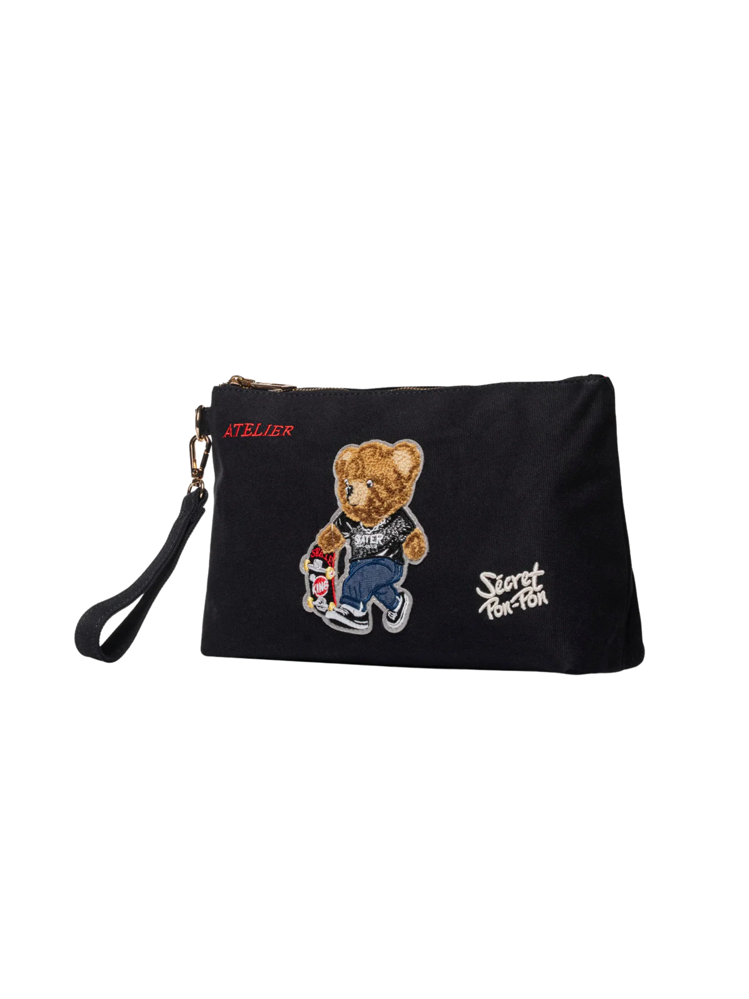 Pochette "Saint Tropez Pouch" Secret Pon Pon nera - Image 2