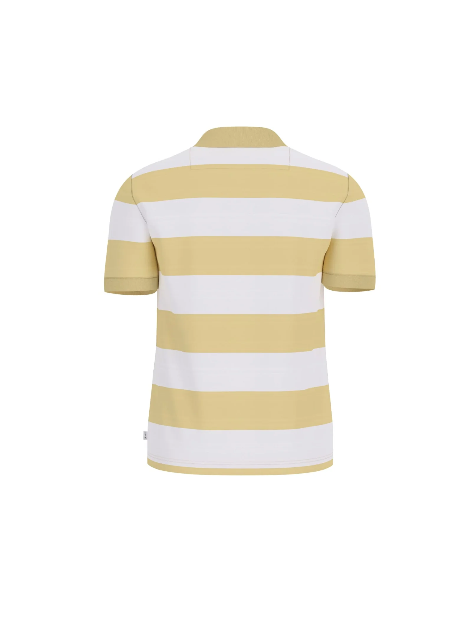 Polo a righe Guess bianco e giallo - Image 2