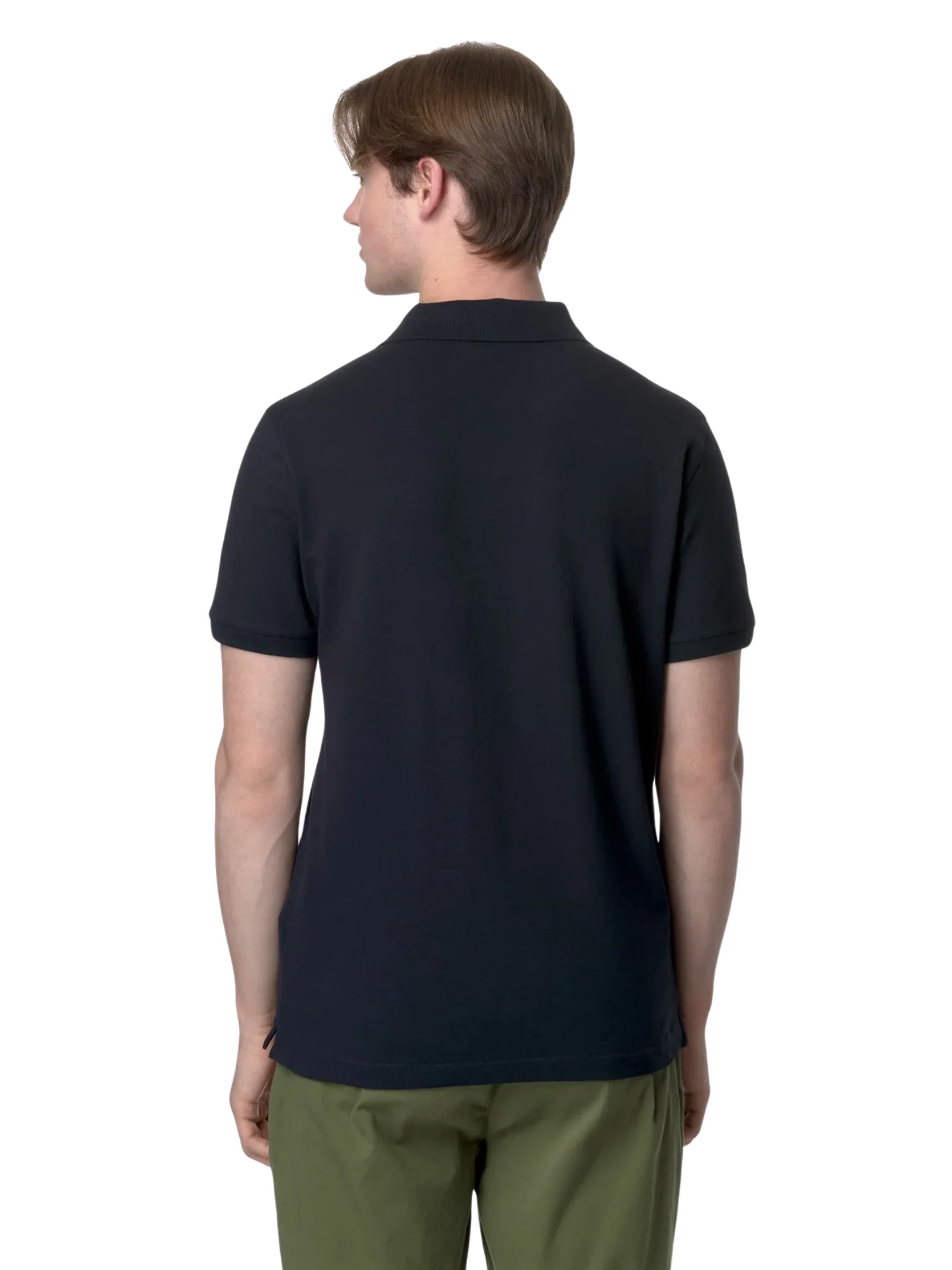 Polo "Amedee Pique Slim" K-Way blu depth - Image 5