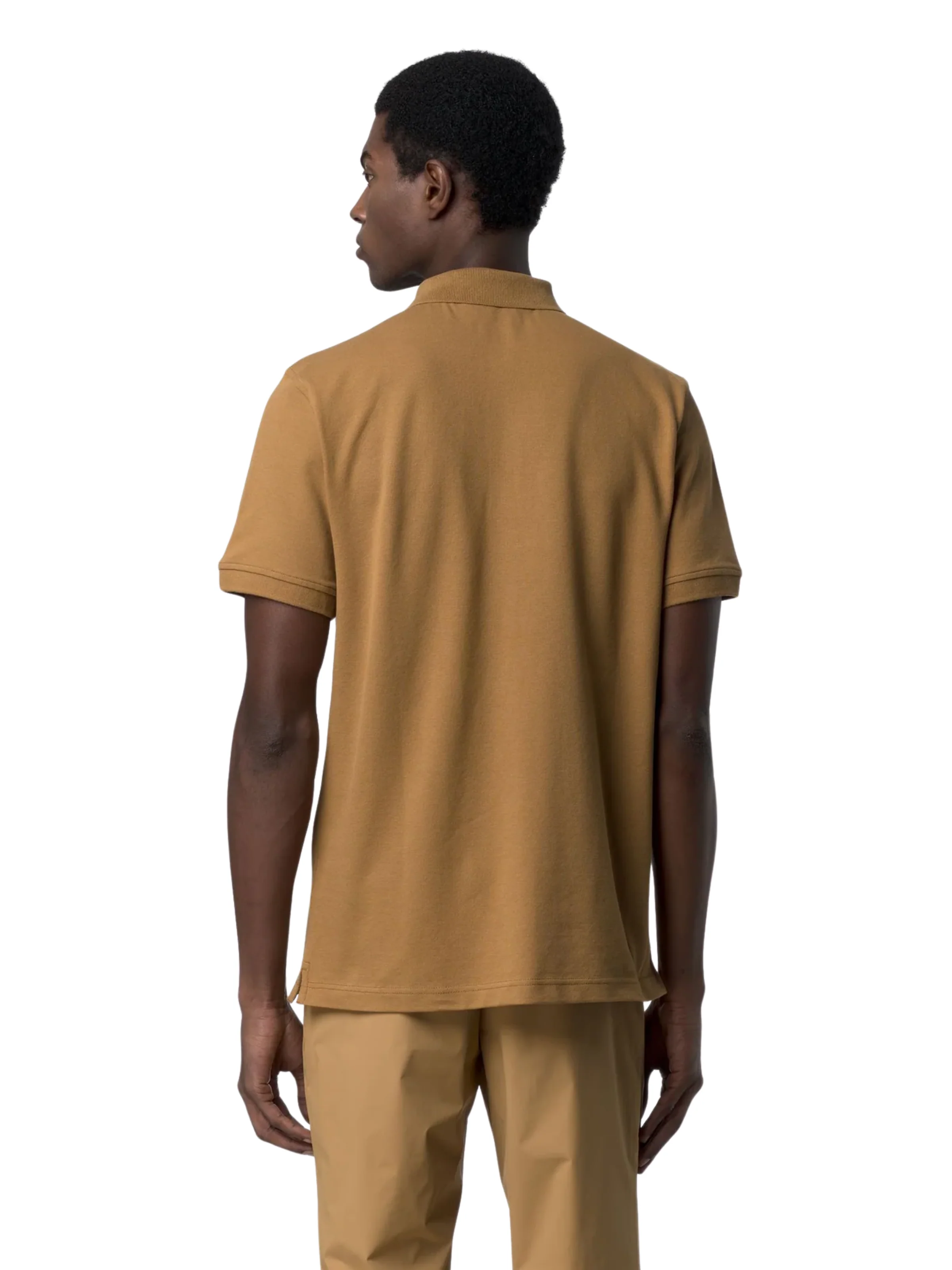 Polo "Amedee Pique Slim" K-Way marrone - Image 5