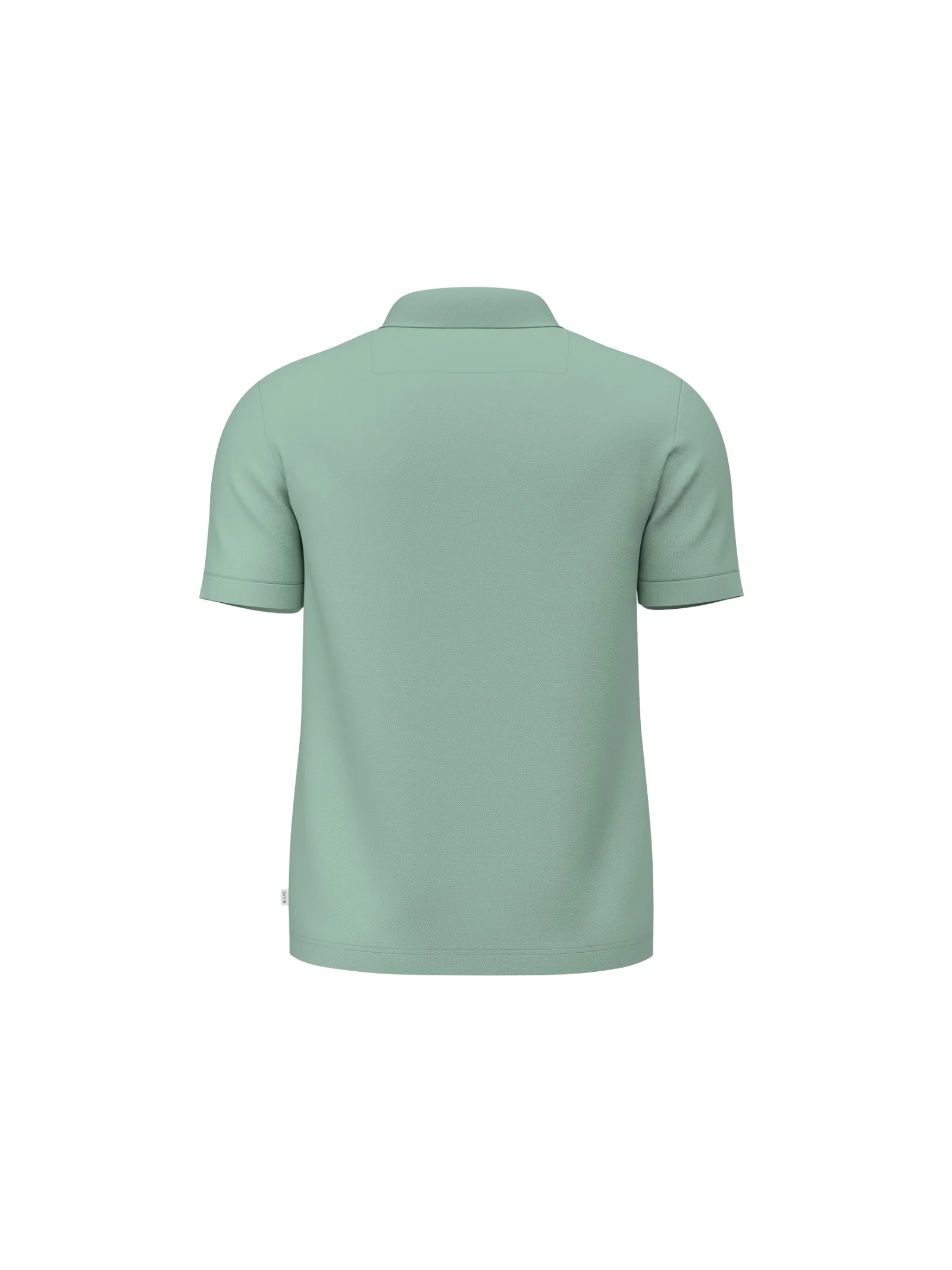 Polo Guess verde con logo tono su tono - Image 2