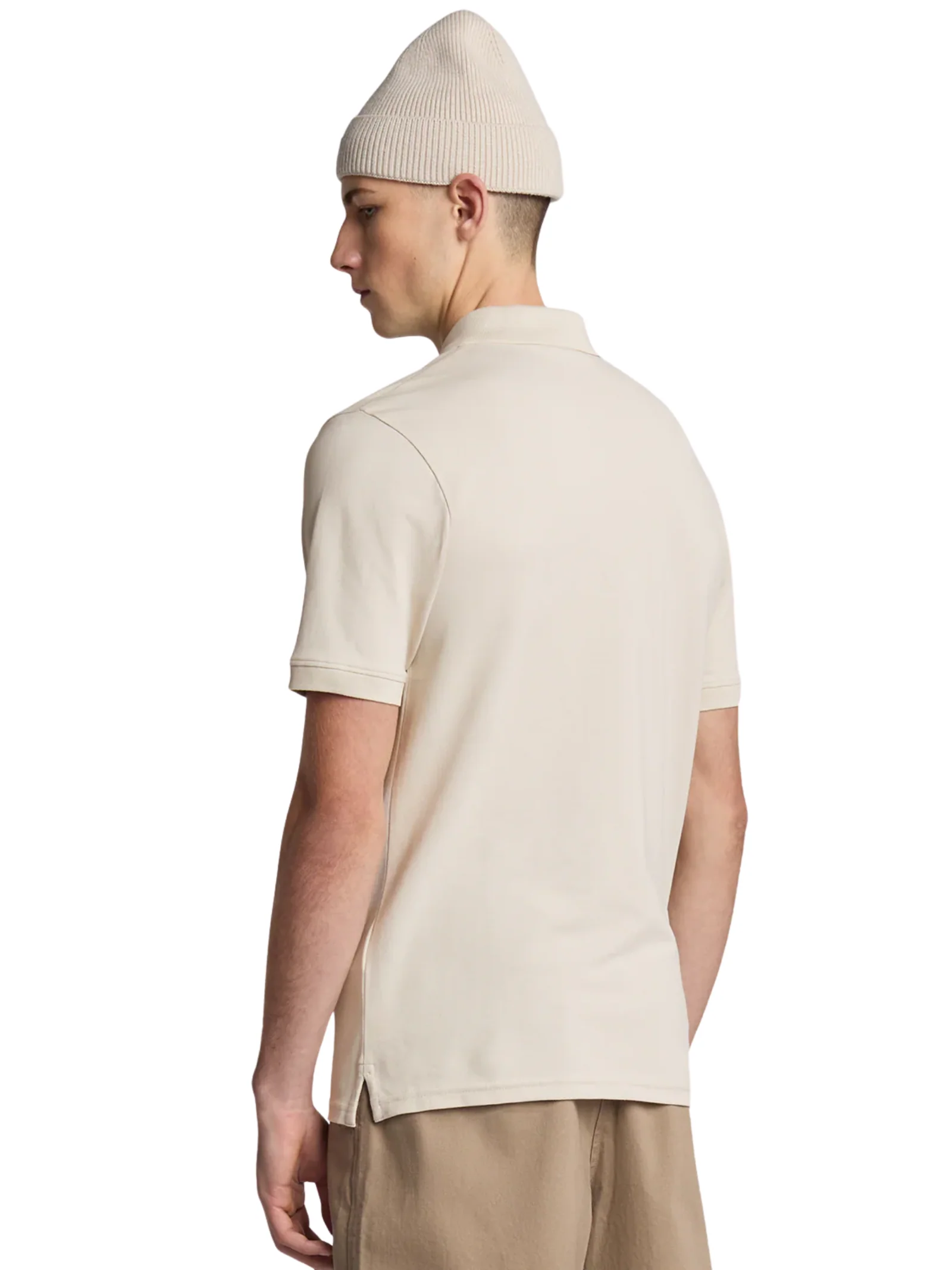 Polo in cotone Lyle & Scott beige - Image 3