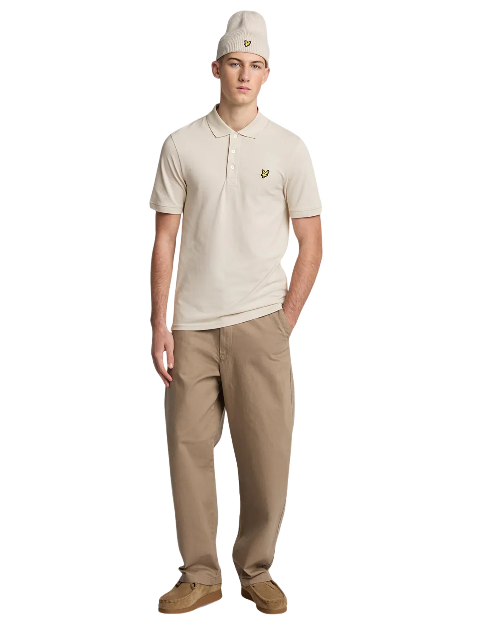 Polo in cotone Lyle & Scott beige - Image 4