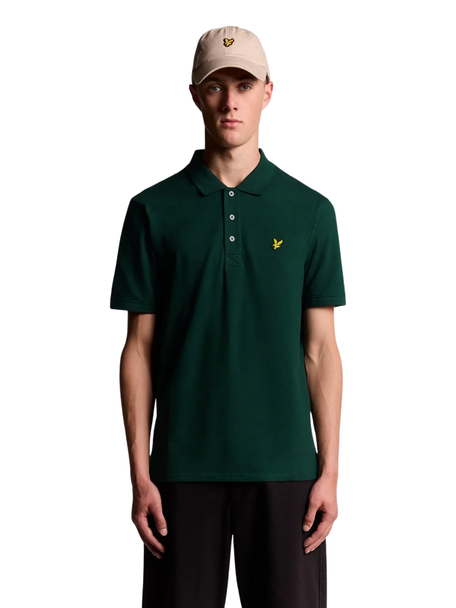 Polo in cotone Lyle & Scott verde - Image 2
