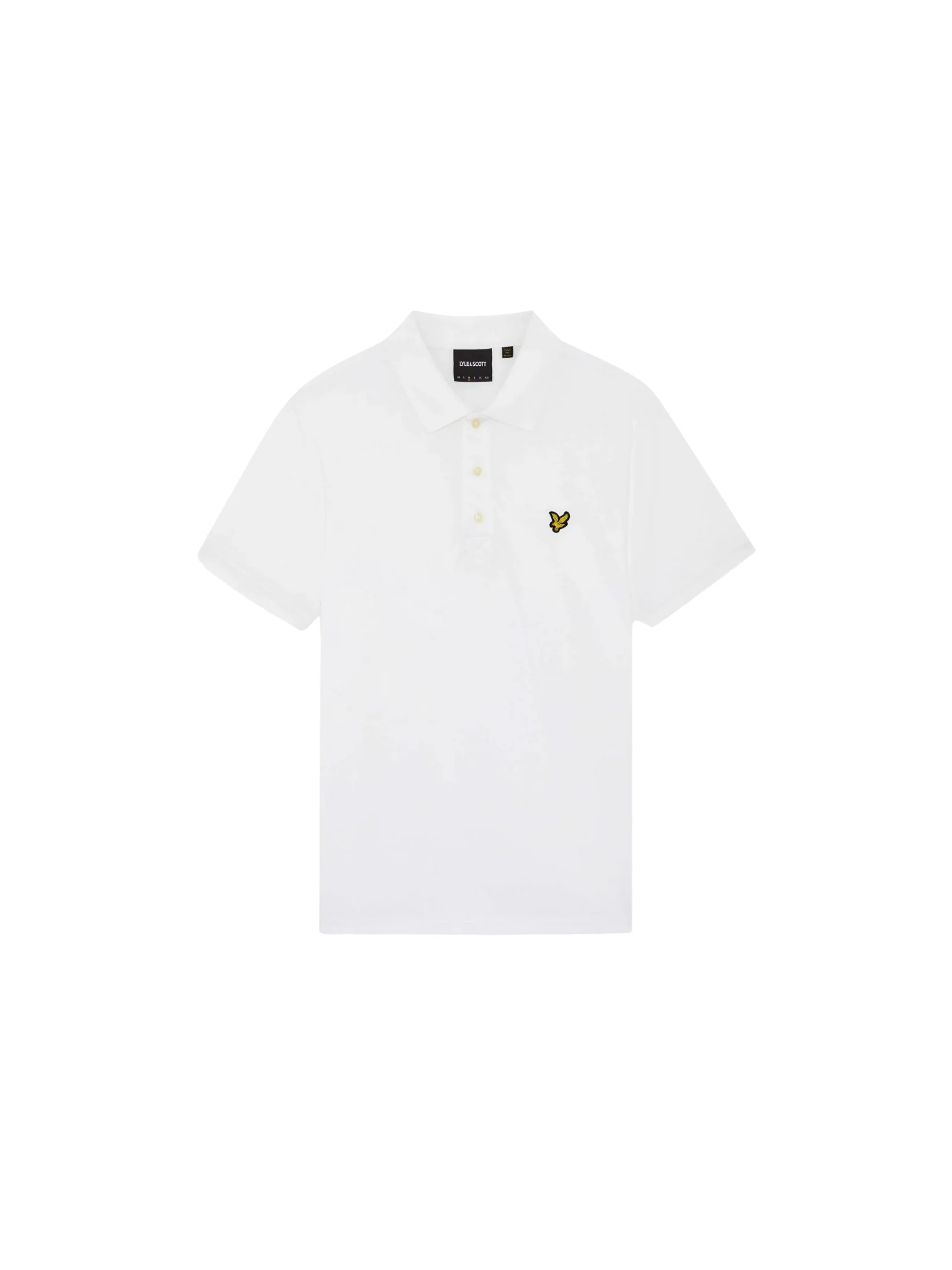 Polo in jersey Lyle & Scott bianca