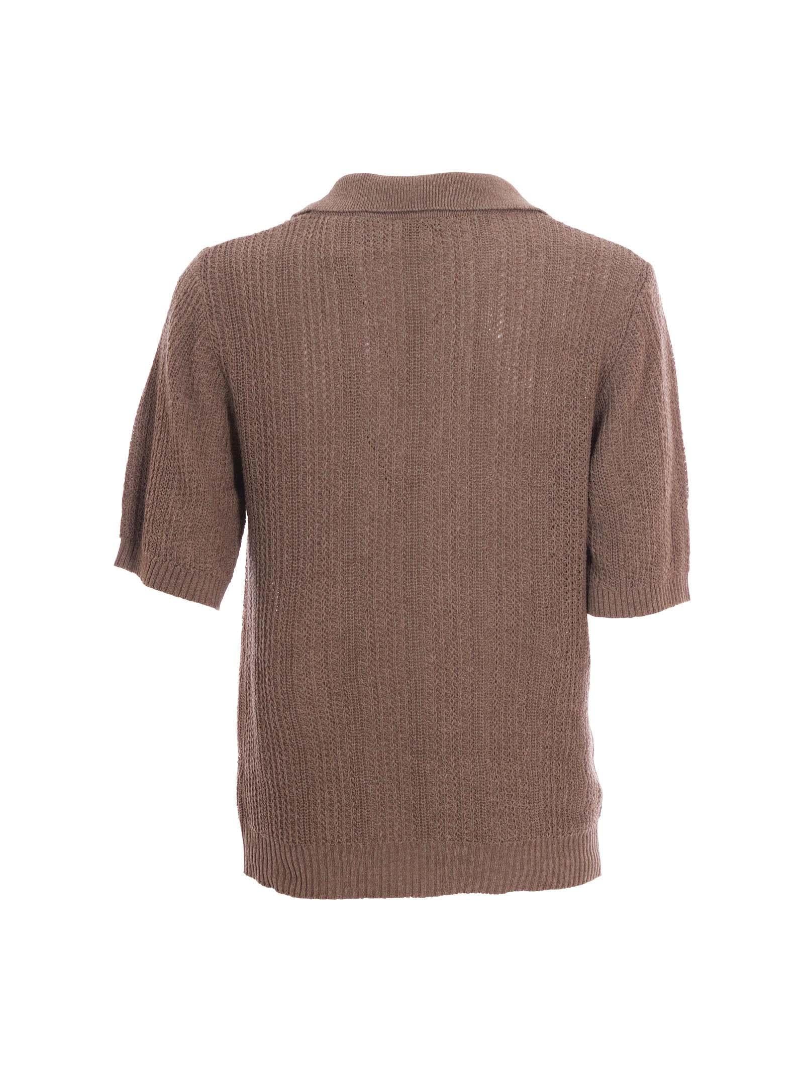 Polo in maglia Imperial beige - Image 3